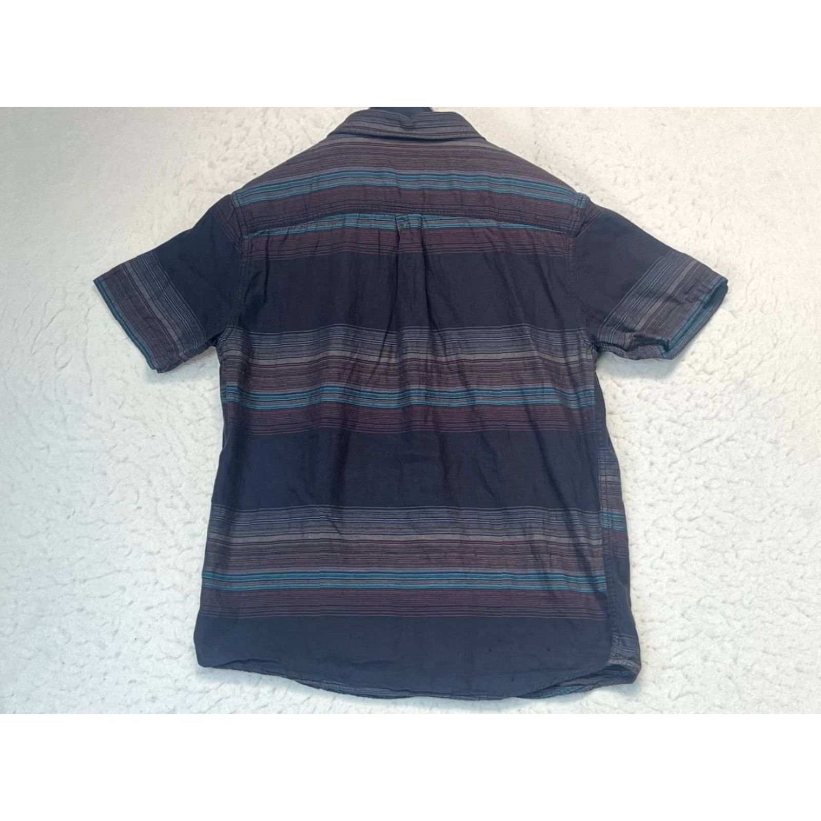 O'Neill O'Neill Shirt Button-Down Short Sleeve Mens Medium Striped Cotton See Pic Size US M / EU 48-50 / 2 - 2 Thumbnail