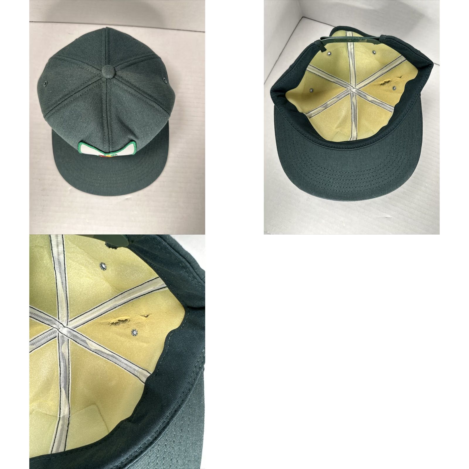 Vintage VINTAGE K-Products Trucker Hat Men Adjustable Foam Back Green Seed Consultants Patch 80s Snapback Cap Size ONE SIZE - 8 Thumbnail