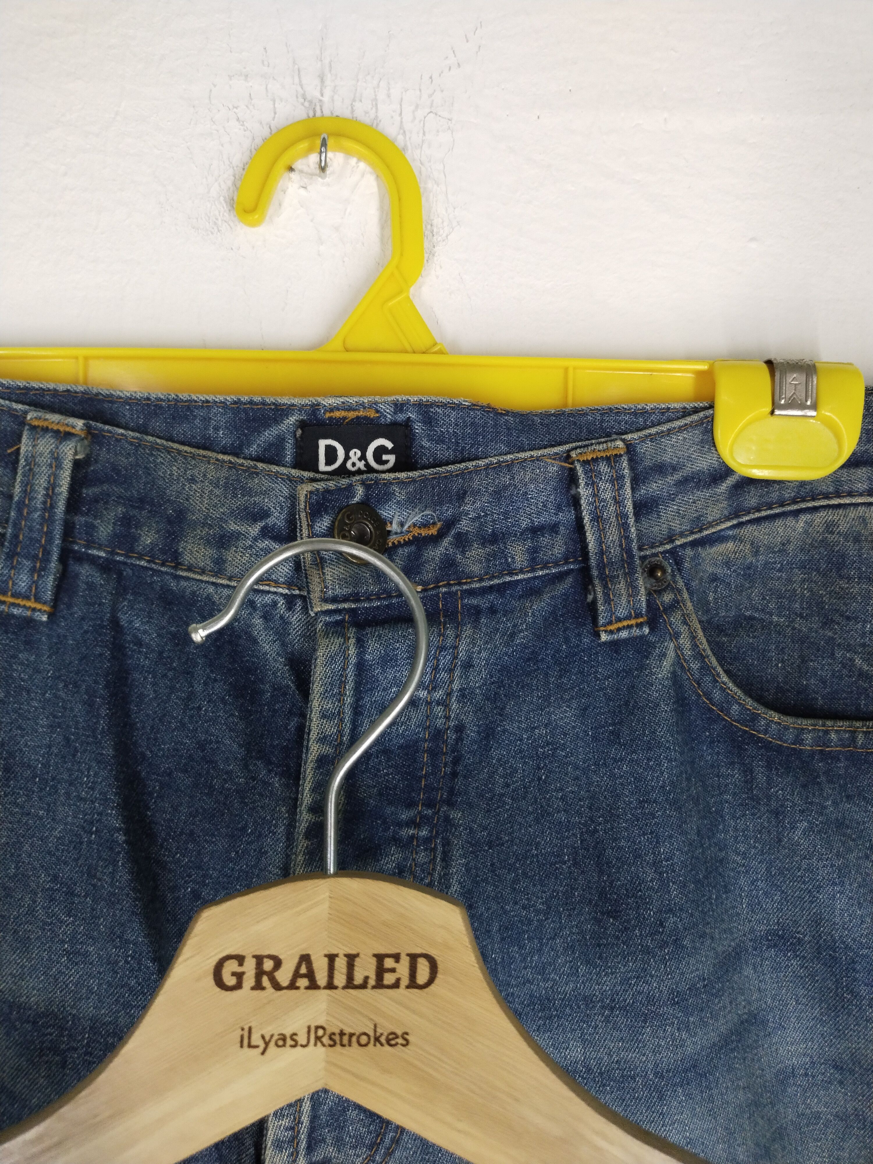 Dolce & Gabbana Dolce And Gabbana Vintage Denim Jeans Size US 37 - 22 Thumbnail
