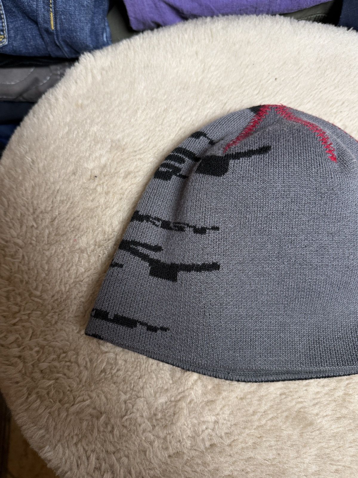 Oakley 00s OAKLEY VINTAGE BEANIE HAT OVERPRINT CAMO Y2K SOFTWARE Size ONE SIZE - 4 Thumbnail