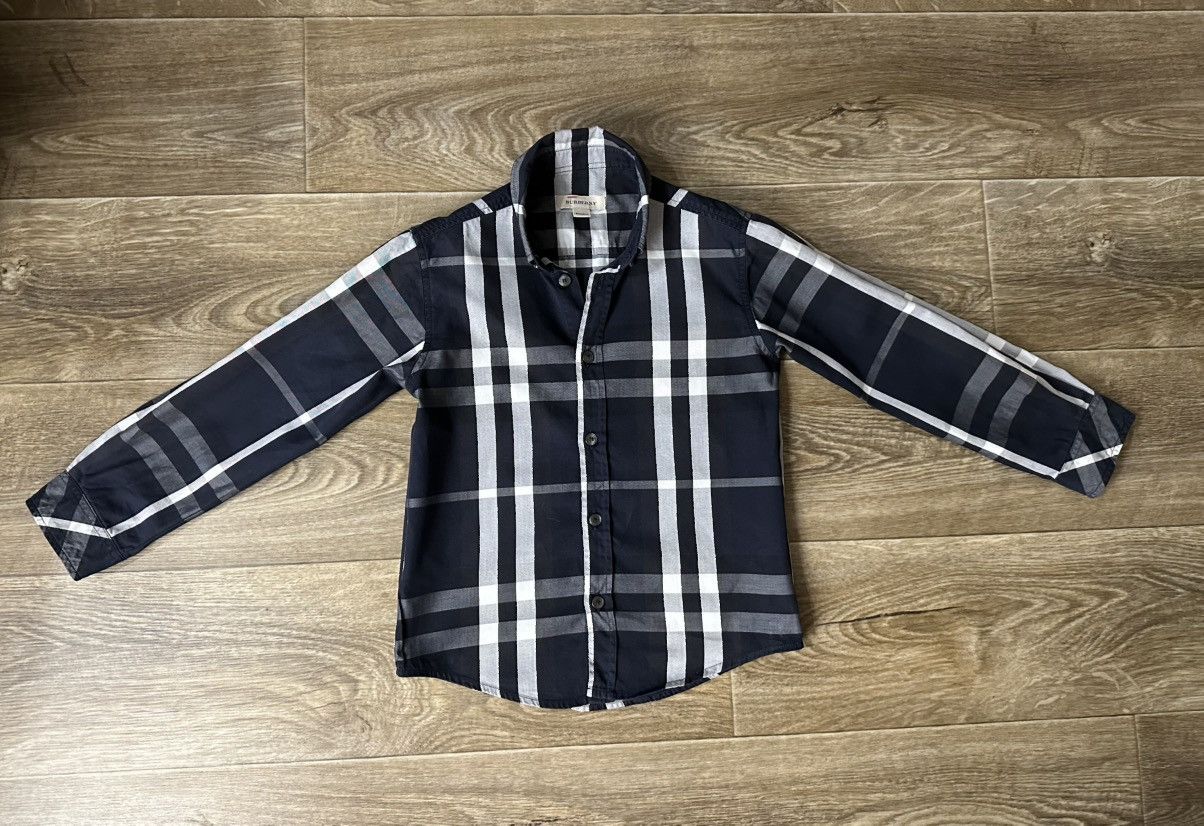 Burberry Burberry kids shirt size 6Y blu Size US XXS / EU 40 - 2 Thumbnail