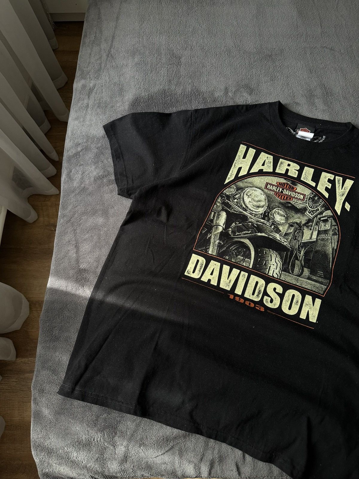Band Tees × Harley Davidson × Vintage Vintage Harley Davidson Canada Bears Tee Size US XL / EU 56 / 4 - 4 Thumbnail