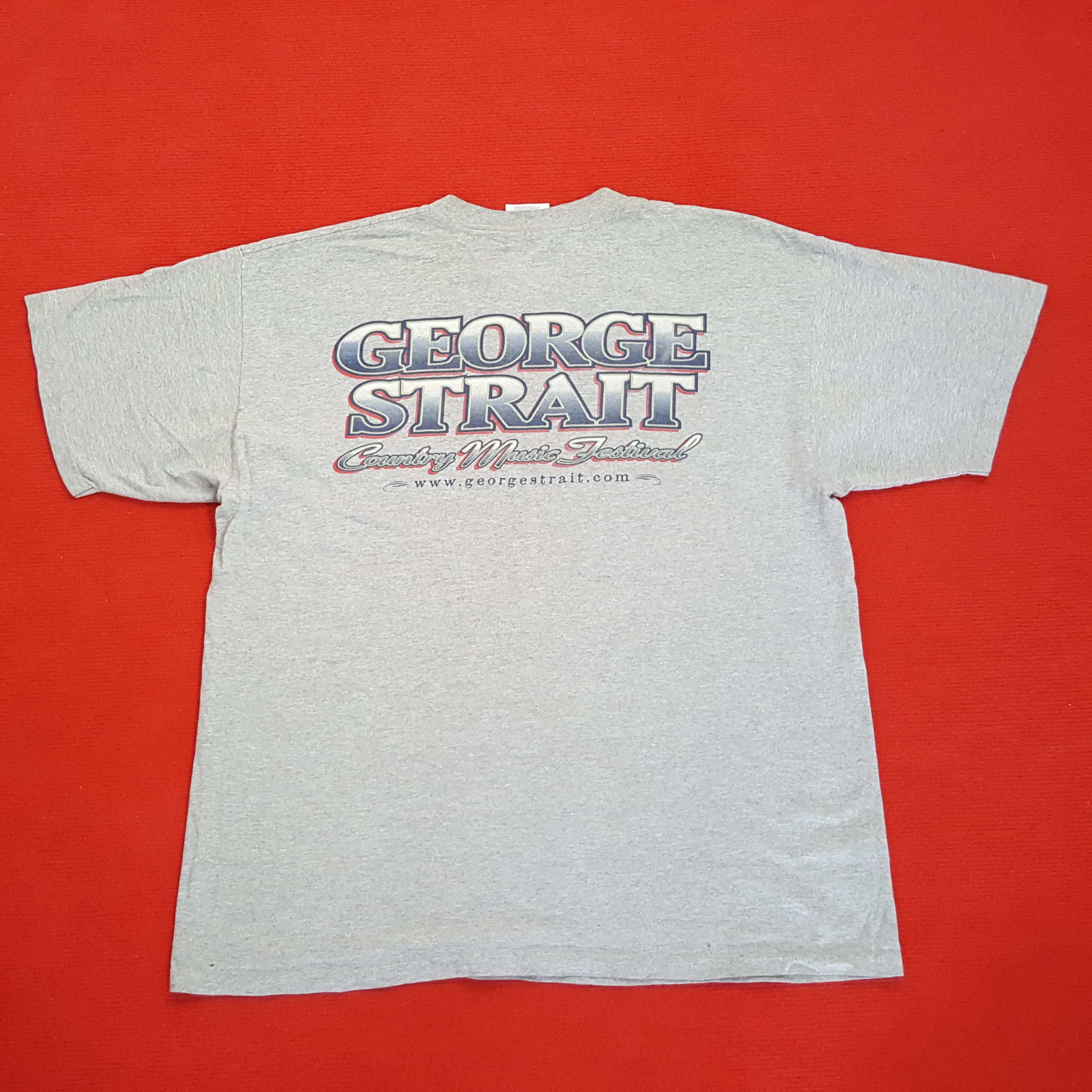 Vintage George Straits Country Music Festival Singer Music Tshirt Size US XL / EU 56 / 4 - 3 Thumbnail