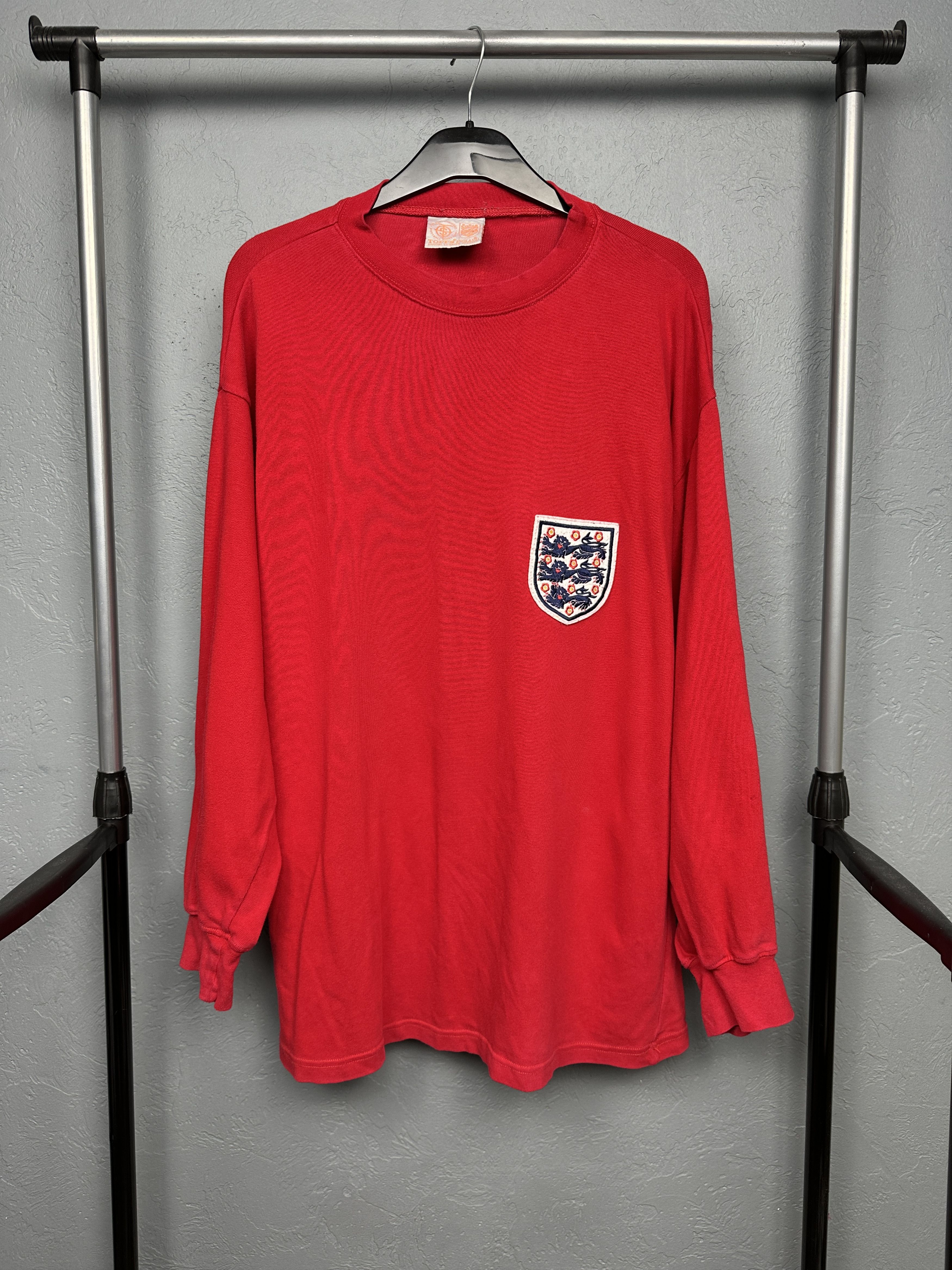 Toffs Toffs England Vintage Football Long Sleeve Jersey Shirt Size US XL / EU 56 / 4 - 1 Thumbnail