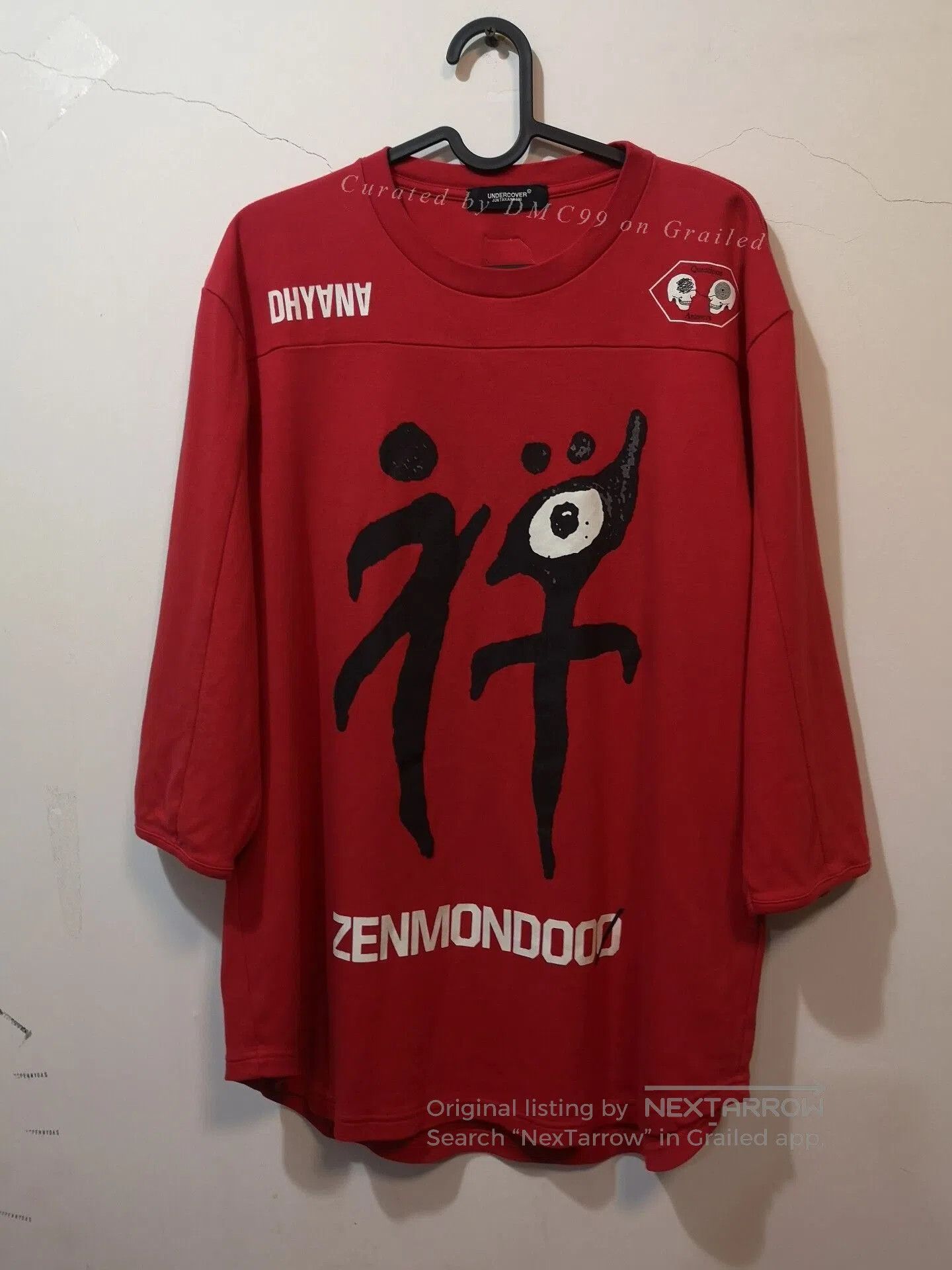Undercover Undercover 19SS 3/4 Sleeve Red Tee. Size US L / EU 52-54 / 3 - 1 Thumbnail