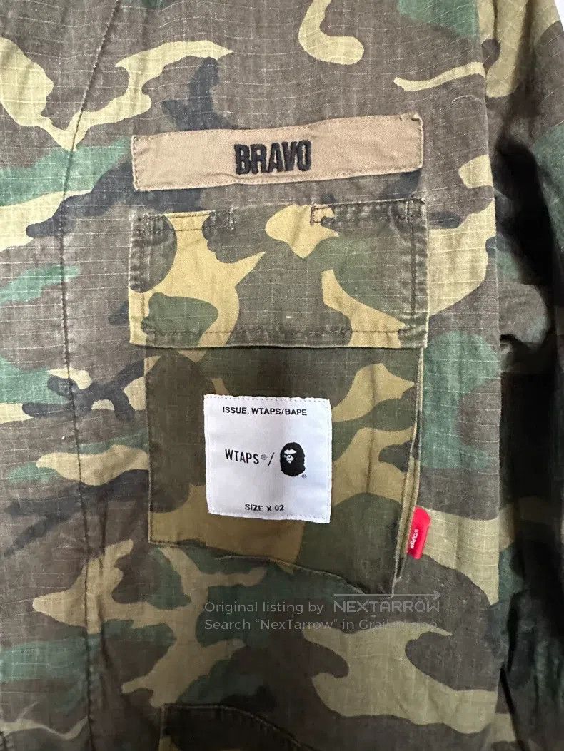 Wtaps Wtaps Collaboration Camouflage Four-Pocket Shirt Size US M / EU 48-50 / 2 - 2 Thumbnail