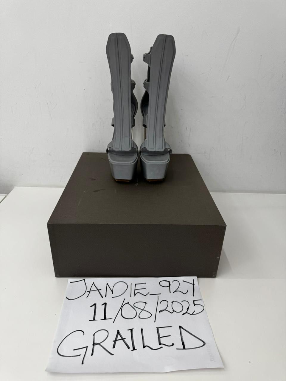 Rick Owens HIGH ANKLE SPARTAN Size US 8 / IT 38 - 5 Thumbnail