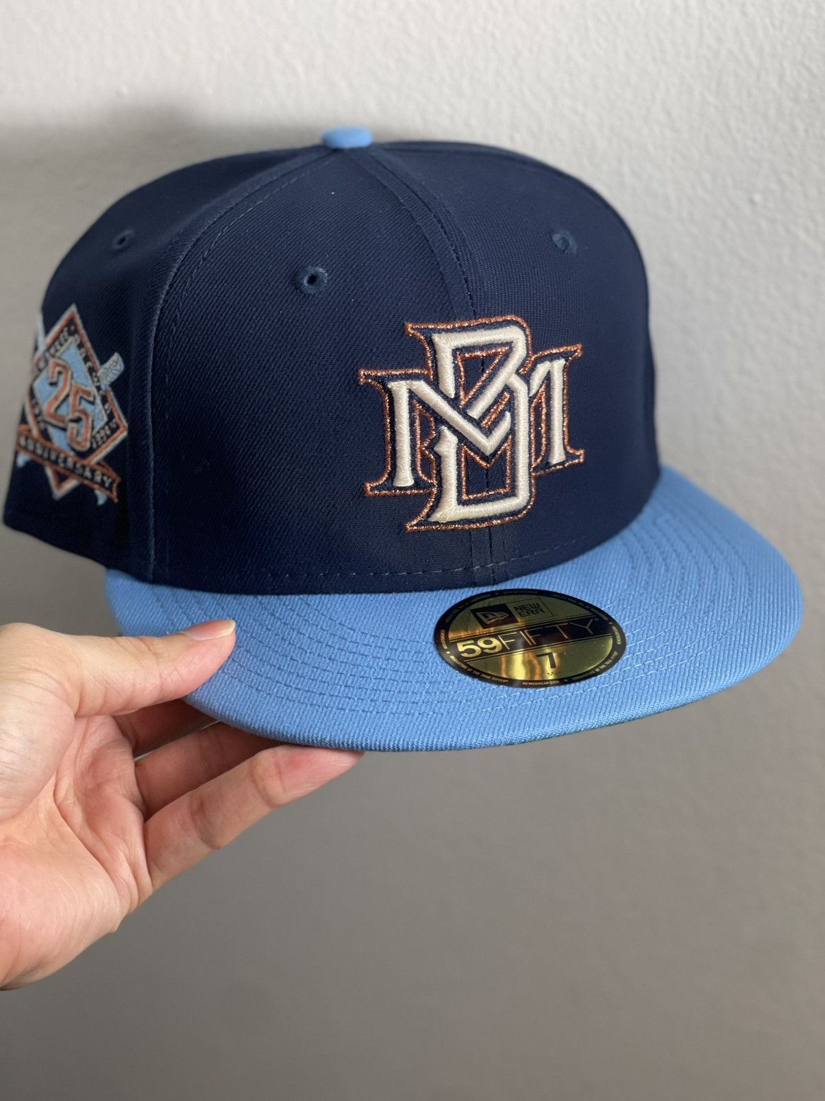 Hat Club × MLB × New Era 7 Hat Club Exclusive “Blue Moon” Milwaukee Brewers Size ONE SIZE - 1 Thumbnail