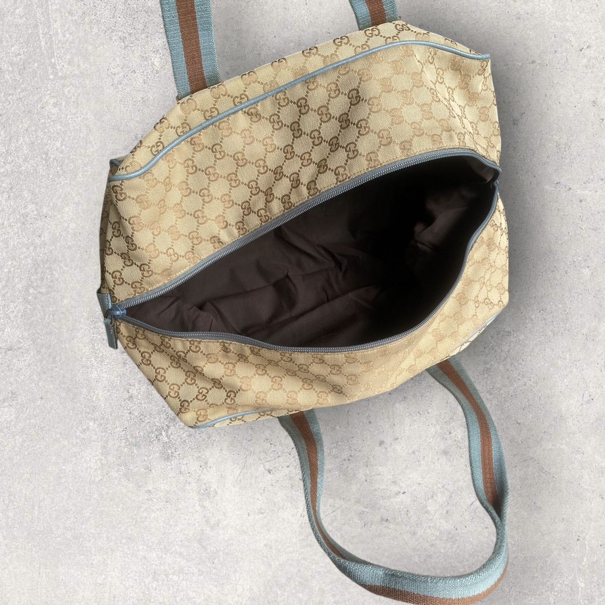 Gucci Gucci Boston Medium Web Handle Bag Size ONE SIZE - 5 Thumbnail