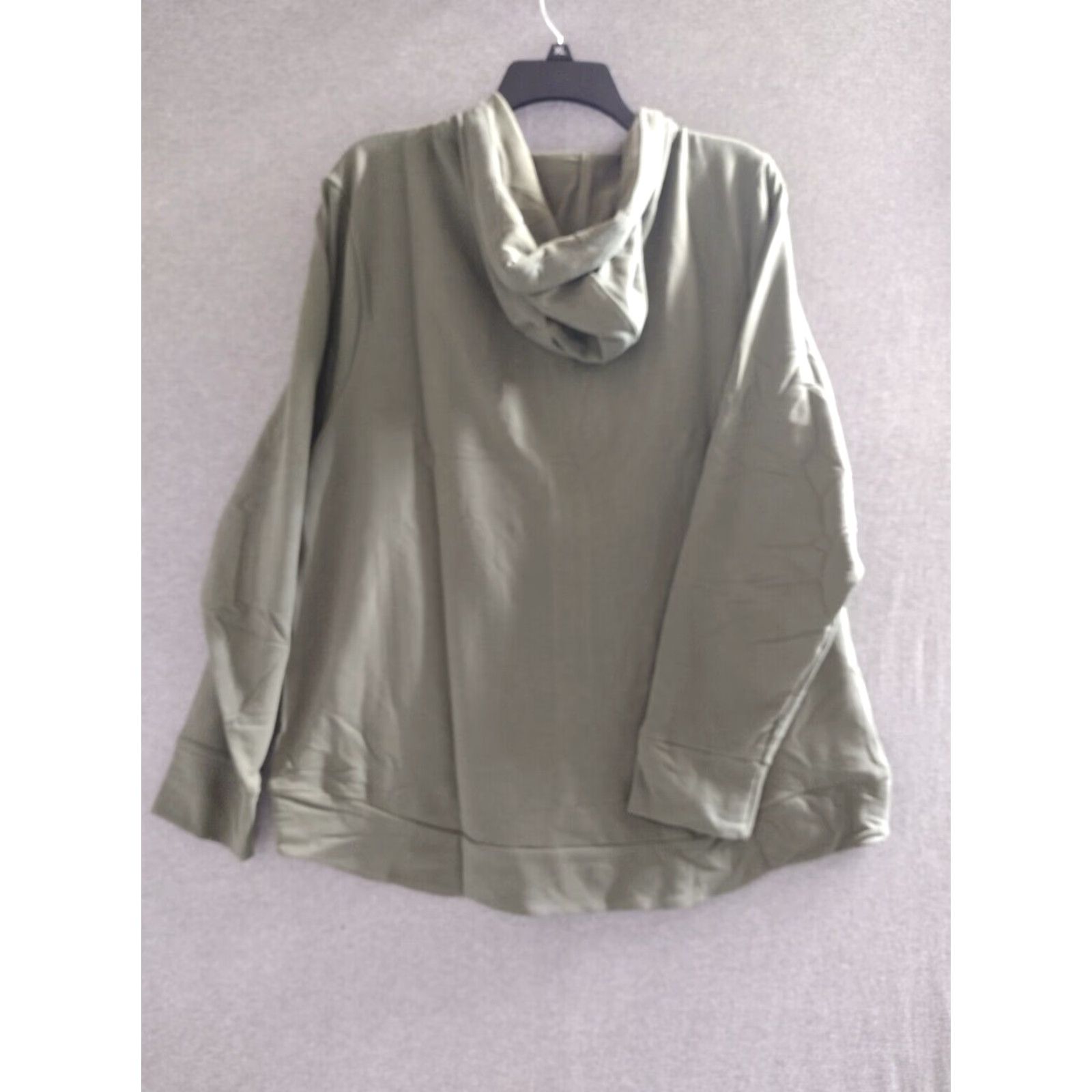 Vintage All In Motion Women’s Fleece Full Zip Hoodie Olive Green L Hoodie Women Full Zip Athletic Fleece Jacket Size L / US 10 / IT 46 - 2 Thumbnail