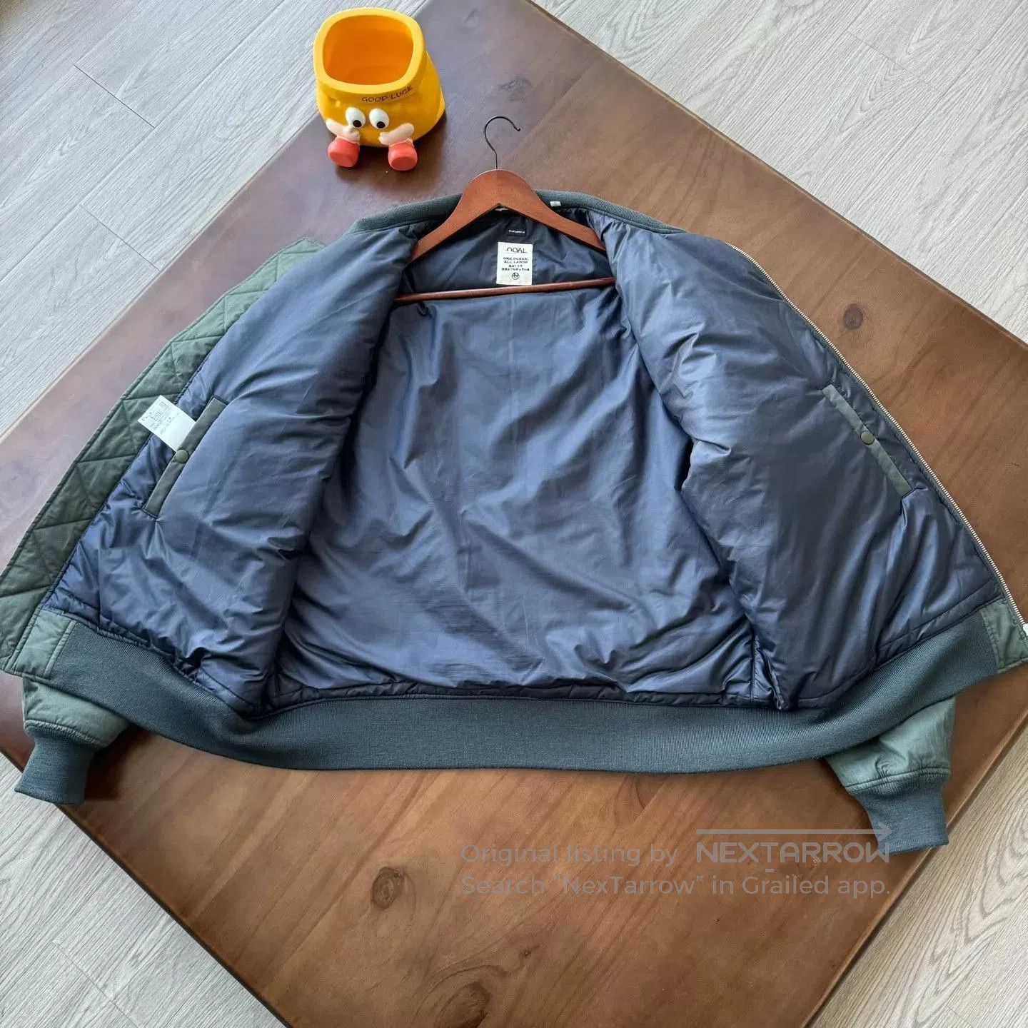 Nanamica Green Bomber Jacket Size L. Size US L / EU 52-54 / 3 - 5 Thumbnail