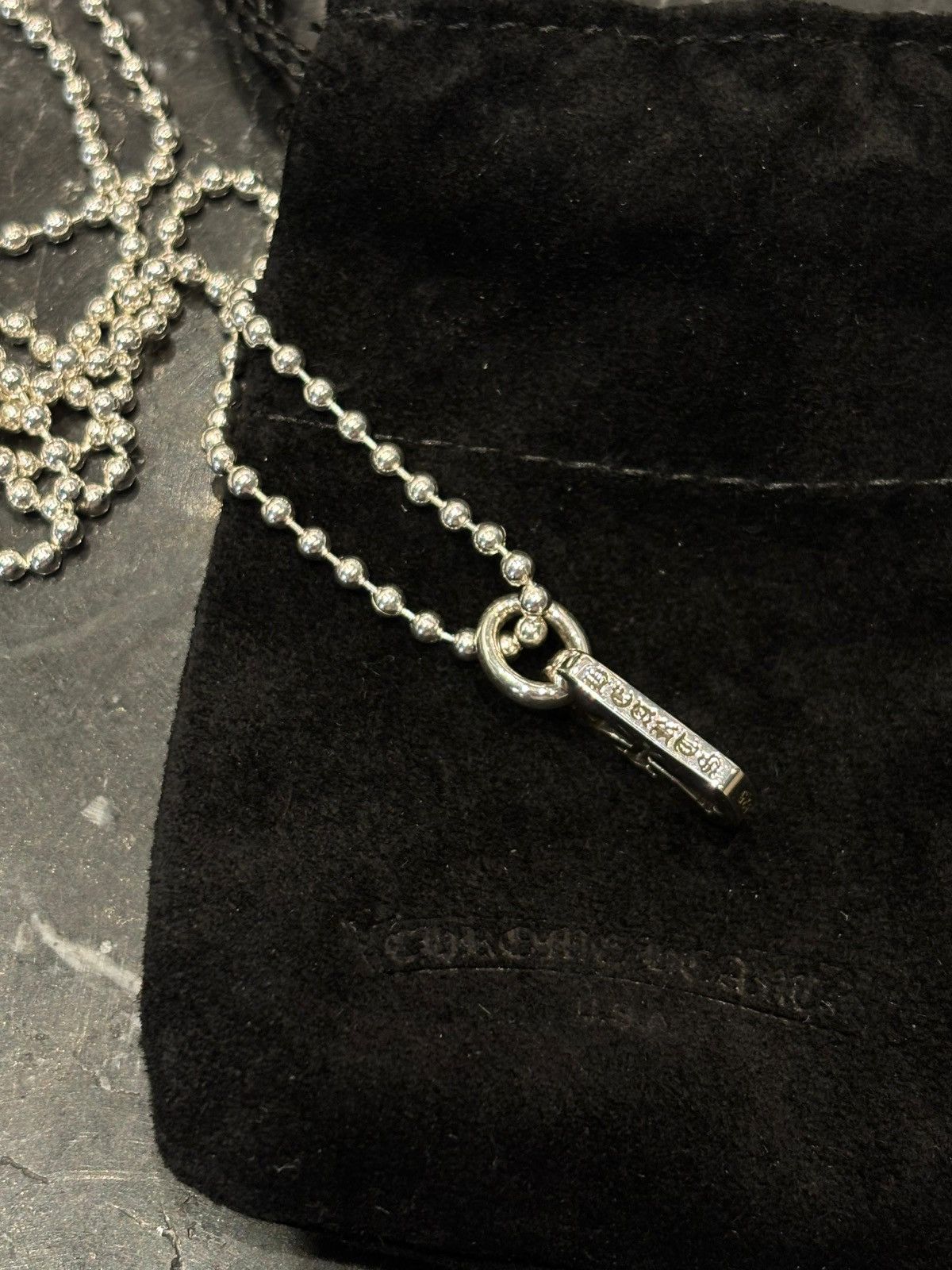 Chrome Hearts Chrome Hearts Tiny Dog Tag Cut Out CH Cross Pendant Size ONE SIZE - 6 Thumbnail