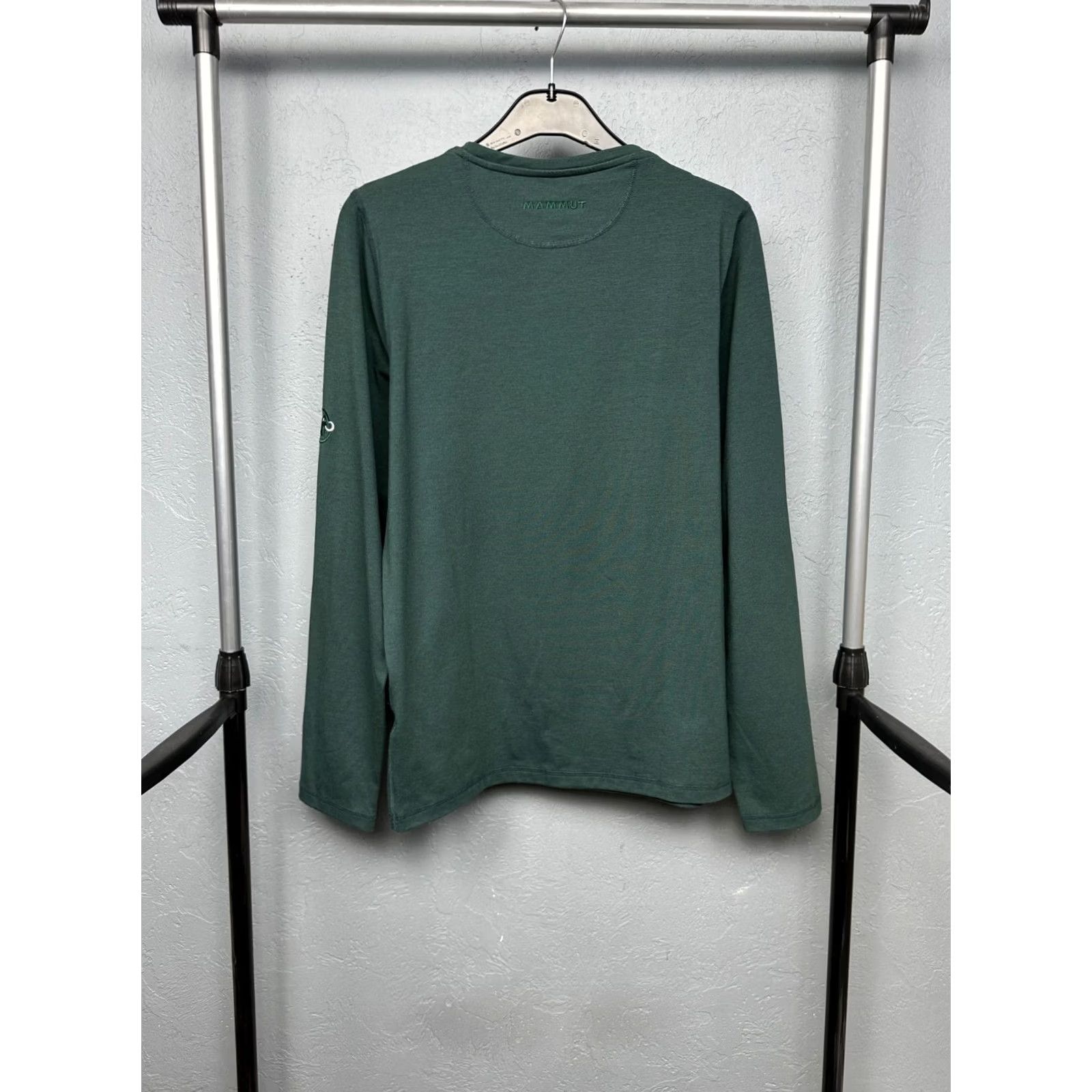Mammut Mammut Mens Long Sleeve T-Shirt M Green Graphic Print Outdoor Shirt Couture Size US M / EU 48-50 / 2 - 7 Thumbnail