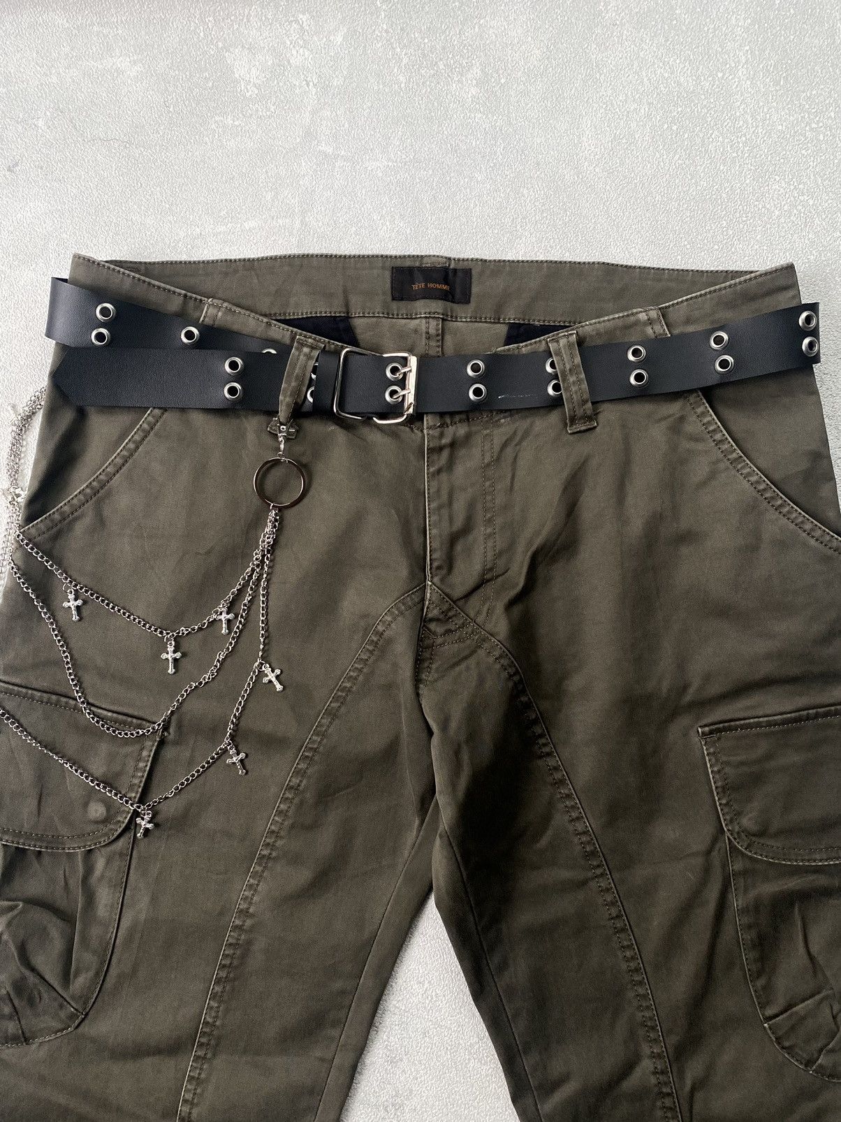 Tete Homme tete homme bootcut bondage cargo pants Size US 33 - 5 Thumbnail