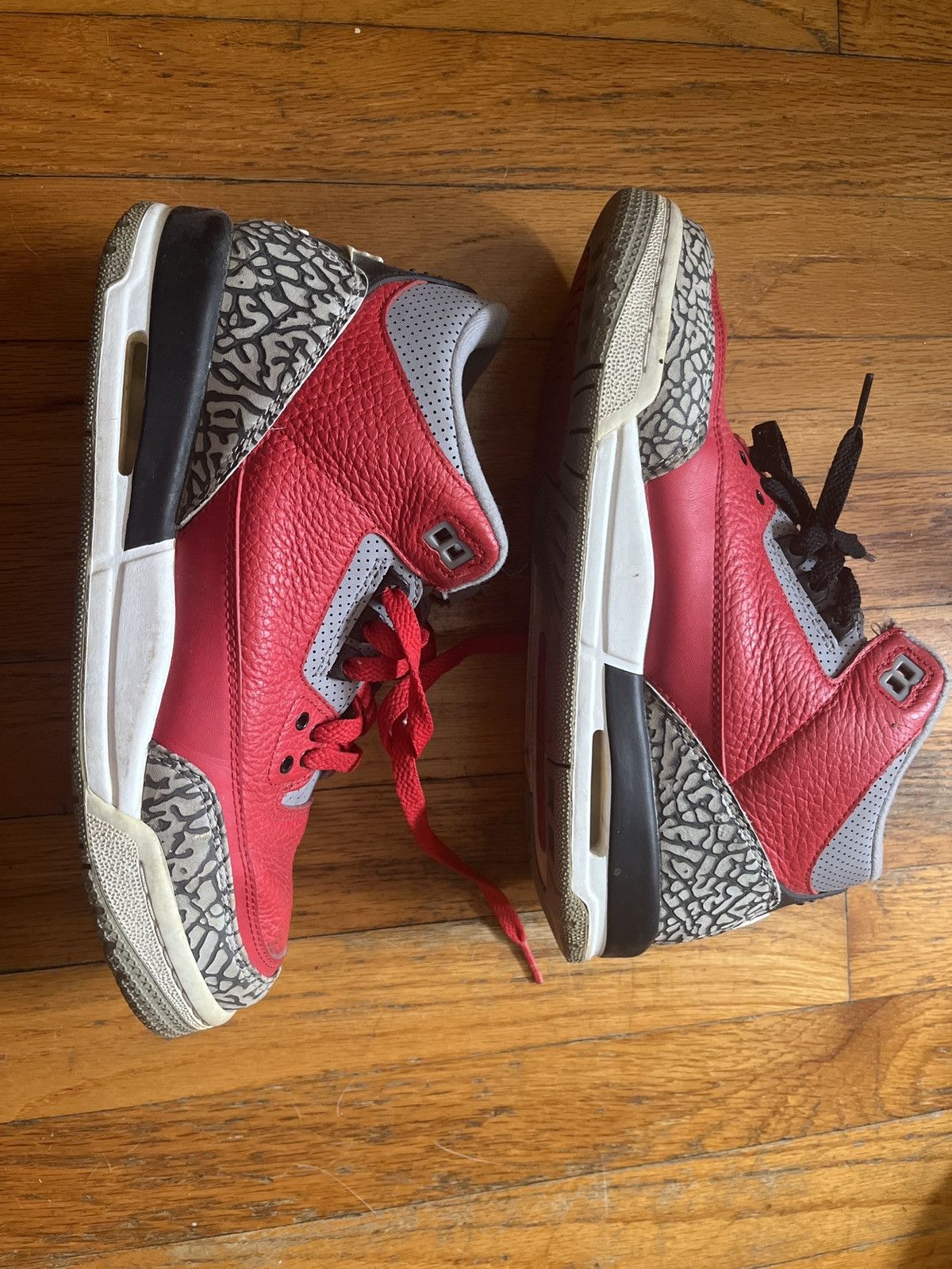 Jordan Brand Nike Air Jordan 3 Retro “Fire Red” Size US 7 / EU 40 - 2 Thumbnail