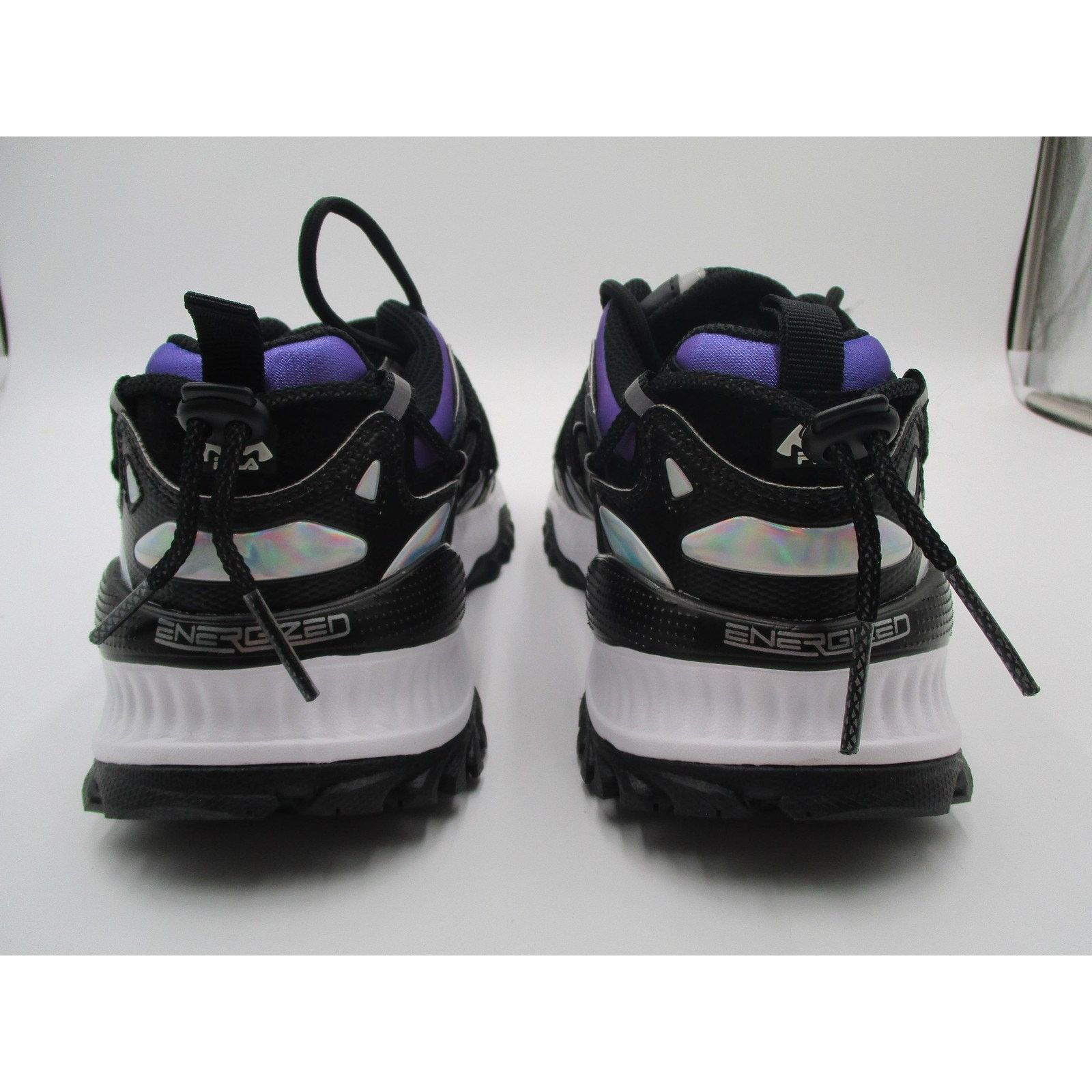 Fila Fila Explore Energized Mens Size 8.5 Black Purple Sneakers Size US 8.5 / EU 41-42 - 12 Thumbnail