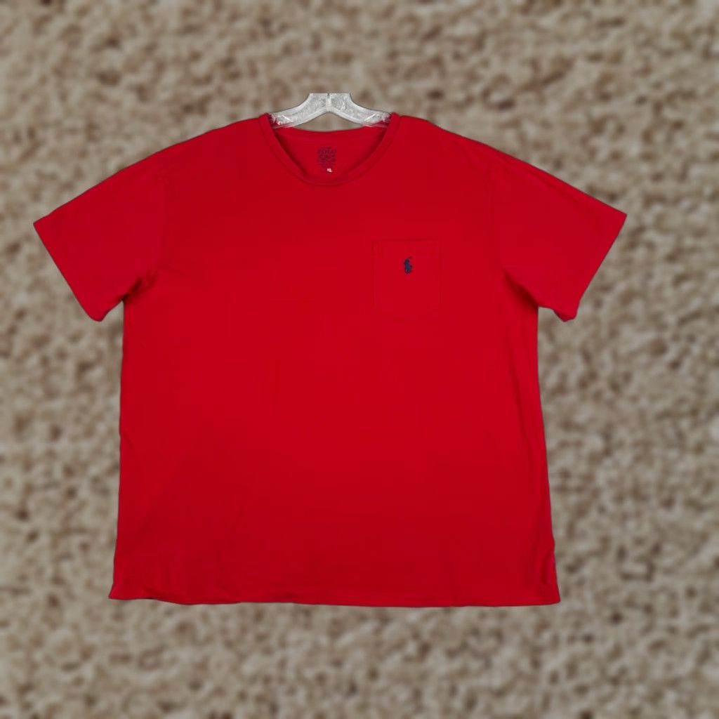 Ralph Lauren Polo Ralph Lauren Shirt Men XL Red Crew Neck Short Sleeve 100% Cotton Polo Ralph Lauren Shirt Men XL Red Crew Neck Short Sleeve 100% Cotton Size US XL / EU 56 / 4 - 1 Thumbnail