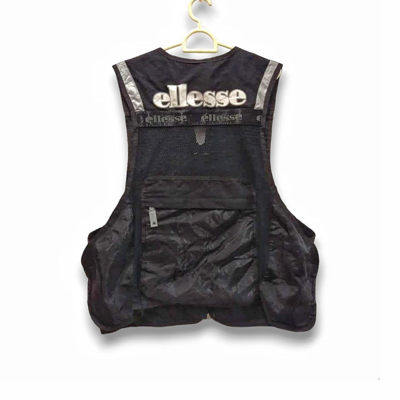 Ellesse 90s Ellese Vest Bubble pocket Spellout big logo Size US L / EU 52-54 / 3 - 2 Thumbnail