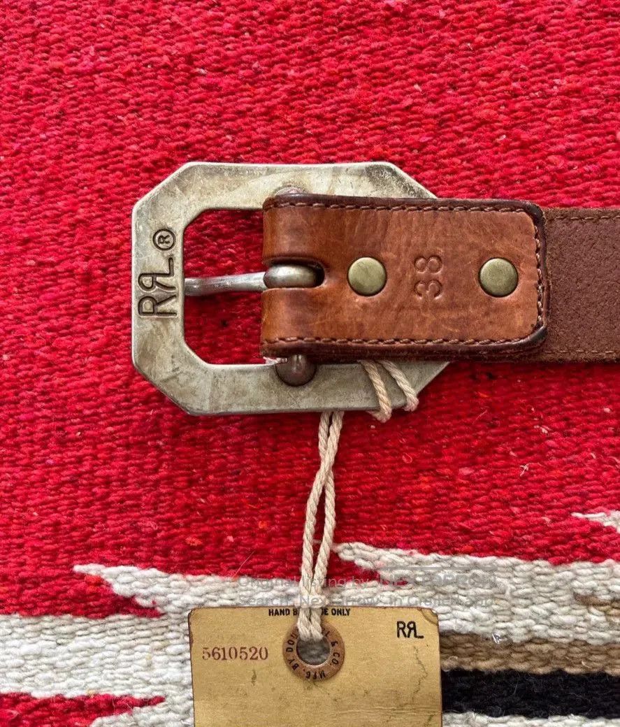 Other Rare Double RL Classic Leather Belt. Size ONE SIZE - 2 Thumbnail