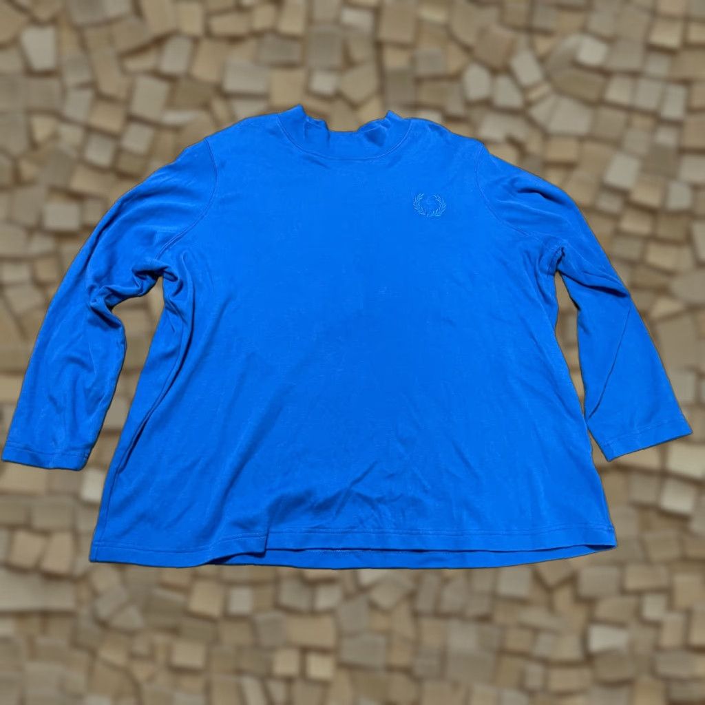 Blair Blair Shirt Women's 3XL Blue Long Sleeve Logo Embroidered Shirt Size XXL / US 16-18 / IT 52-54 - 1 Thumbnail