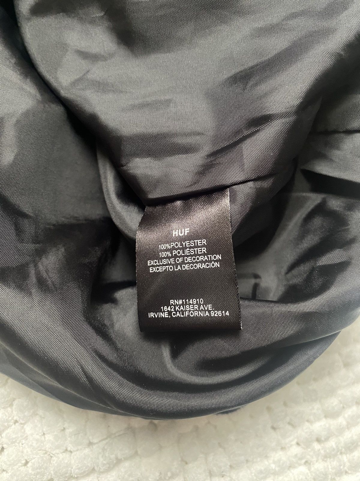Huf Huf x Felix The Cat L Satin Jacket Bomber y2k Giacca Black Size US L / EU 52-54 / 3 - 10 Thumbnail