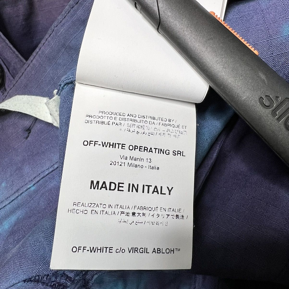 Off-White × Virgil Abloh Off-White (SS20) Tie-Dye Cargo Pants Size US 34 / EU 50 - 7 Thumbnail
