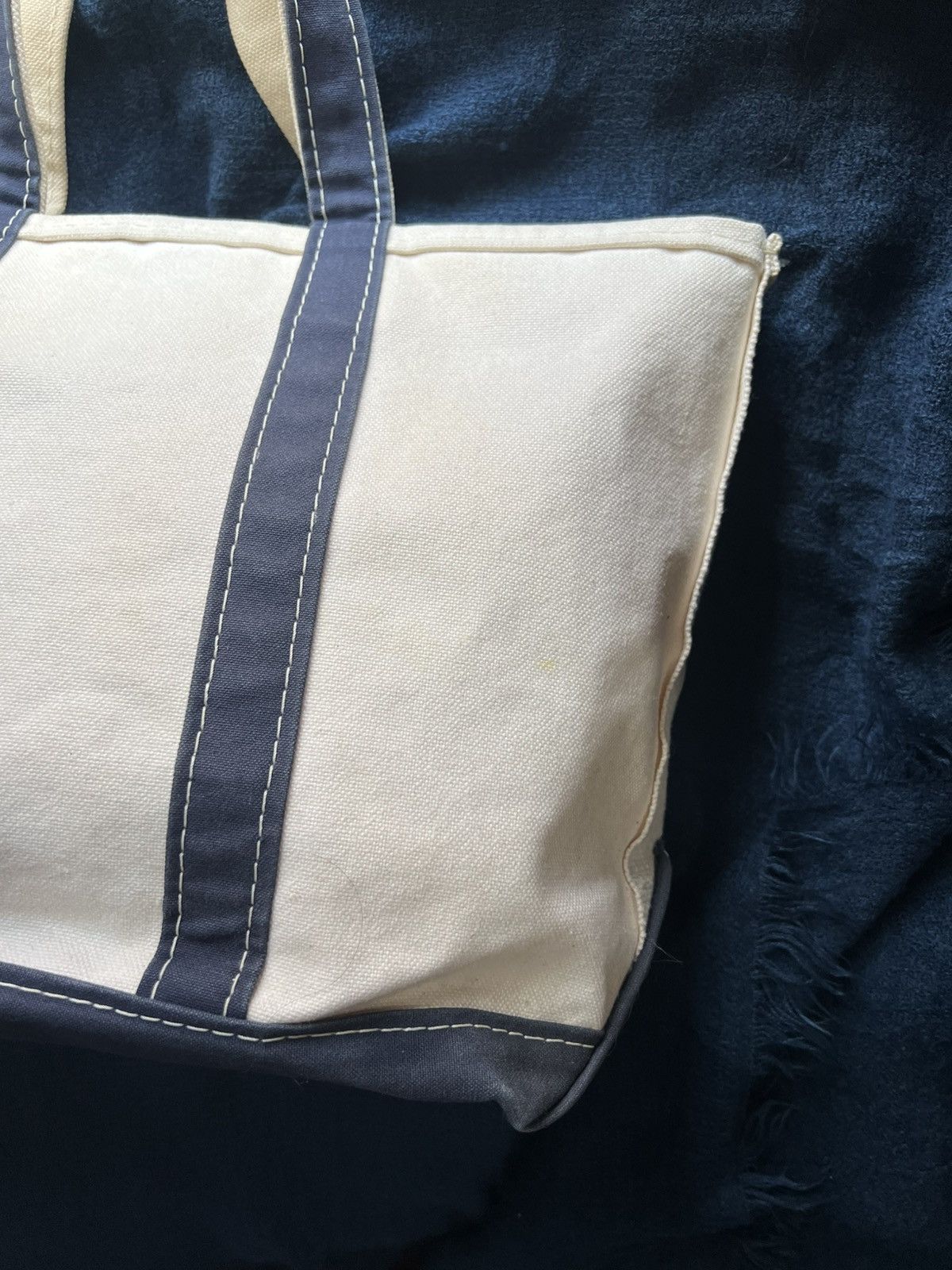 L.L. Bean L.L.Bean 80’s Canvas Tote Bag (size m) Size ONE SIZE - 3 Thumbnail