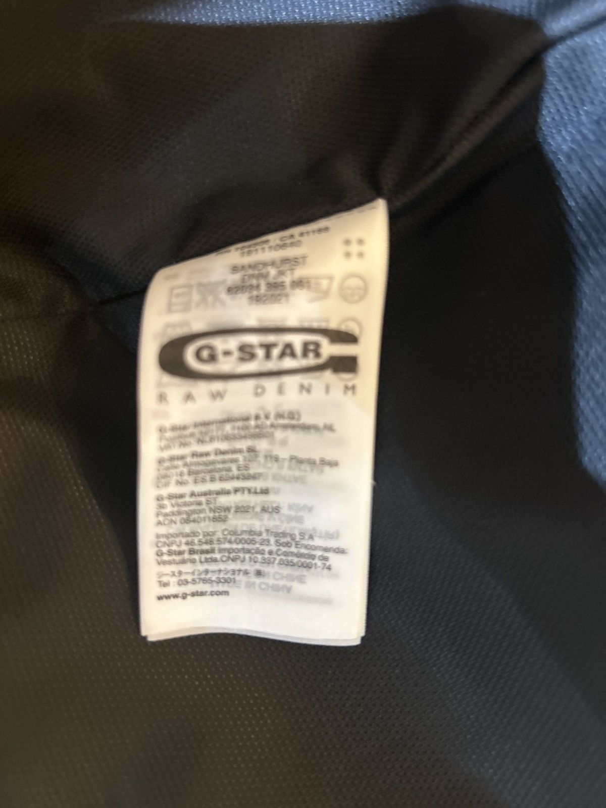 G-Star G-star original’s raw denim jacket Size US L / EU 52-54 / 3 - 8 Thumbnail