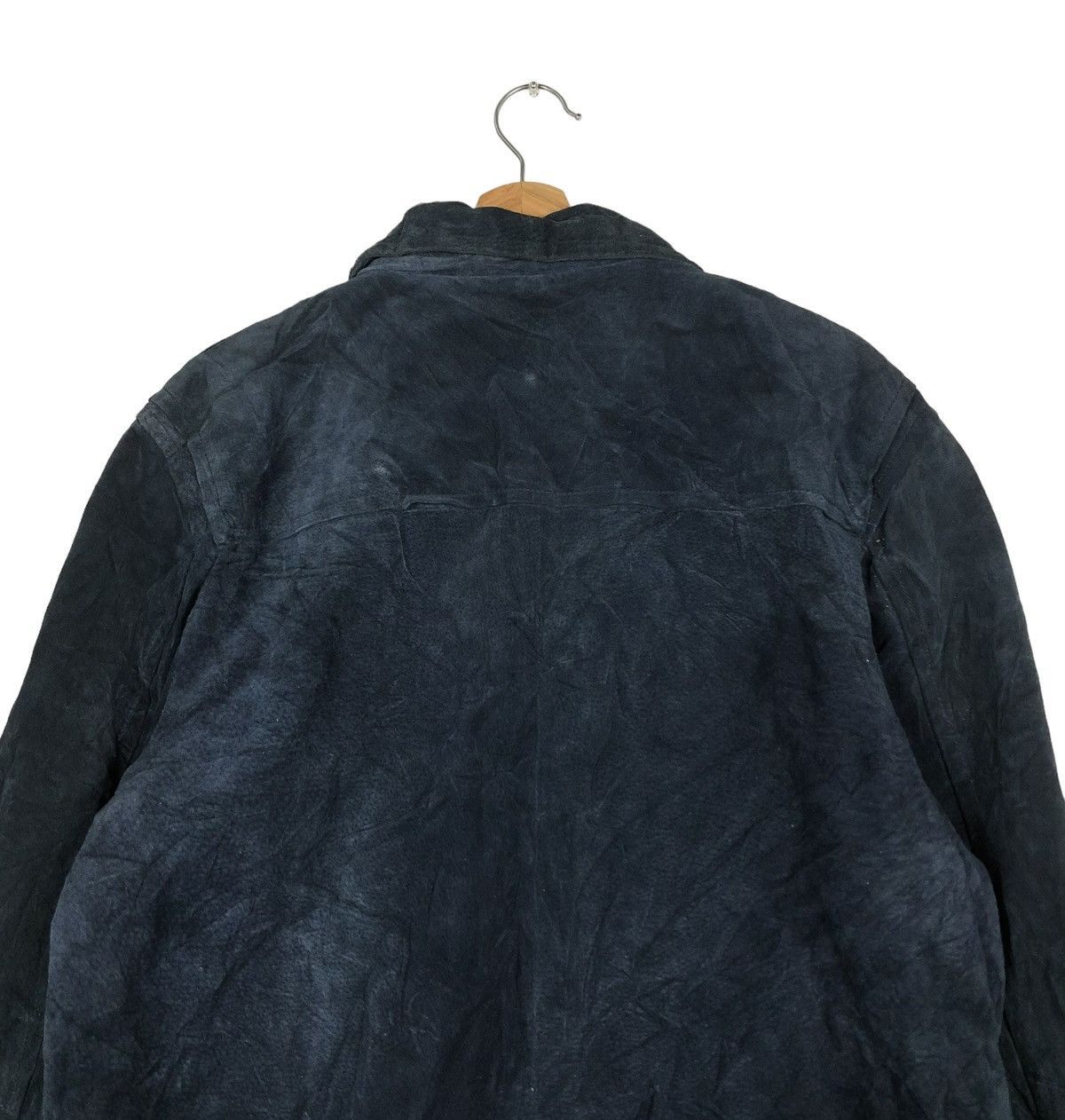 Japanese Brand 🔥VINTAGE GENUINE LEATHER JACKET BIKER VIA NUOVA ISSEY MIYAKE Size US L / EU 52-54 / 3 - 9 Thumbnail