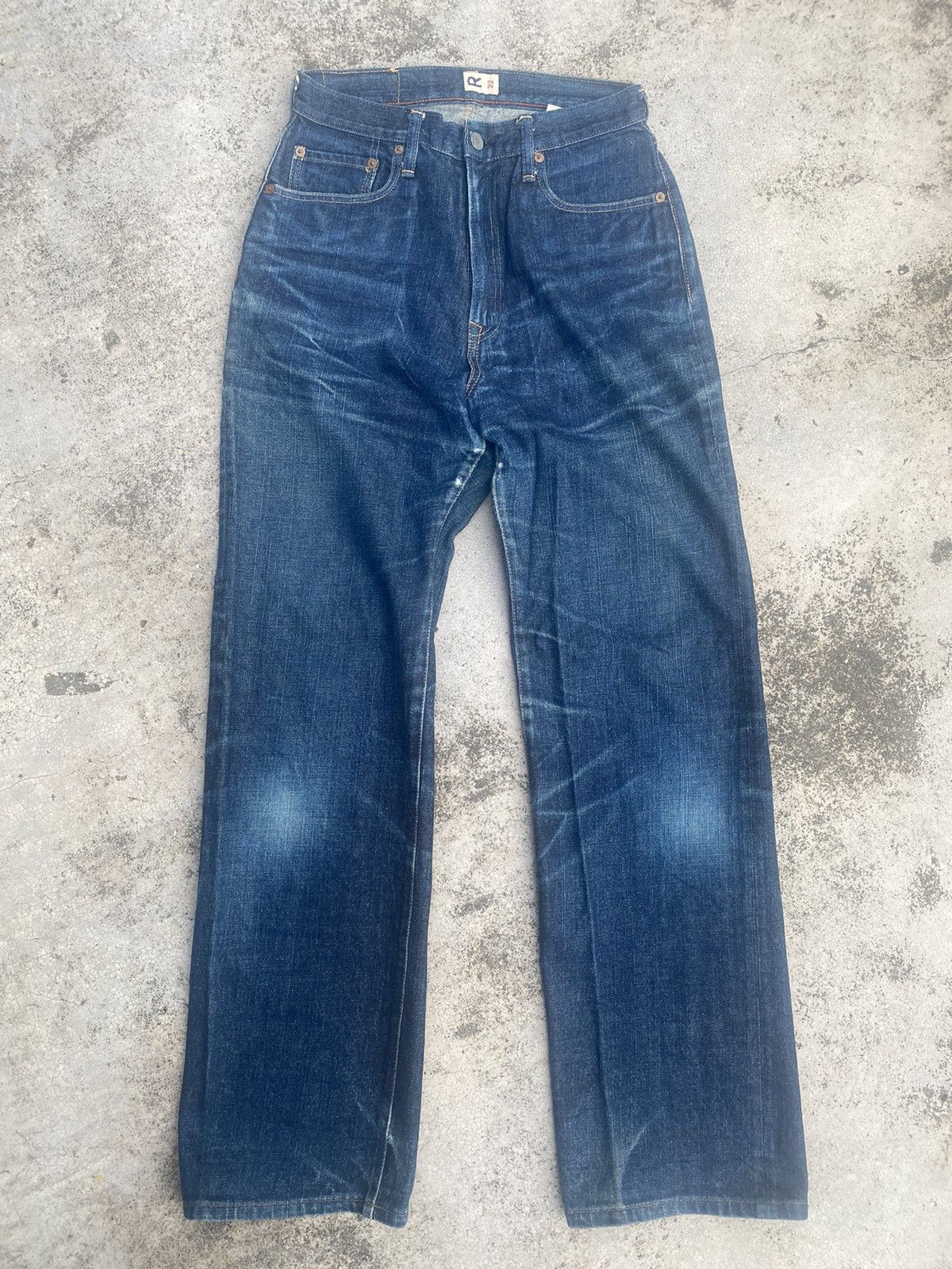 45rpm × Japanese Brand Japanese Brand 45rpm Loose Clawmark Denim Size US 27 - 1 Thumbnail