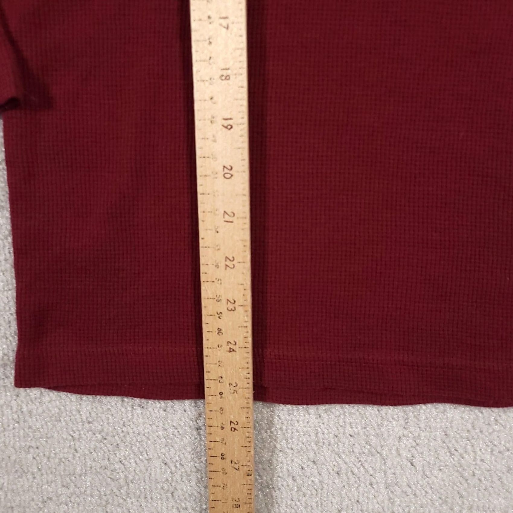 Vintage Open Trails Pullover Hoodie Mens Large Maroon Gray Button Henley Hood Casual Size US L / EU 52-54 / 3 - 7 Thumbnail
