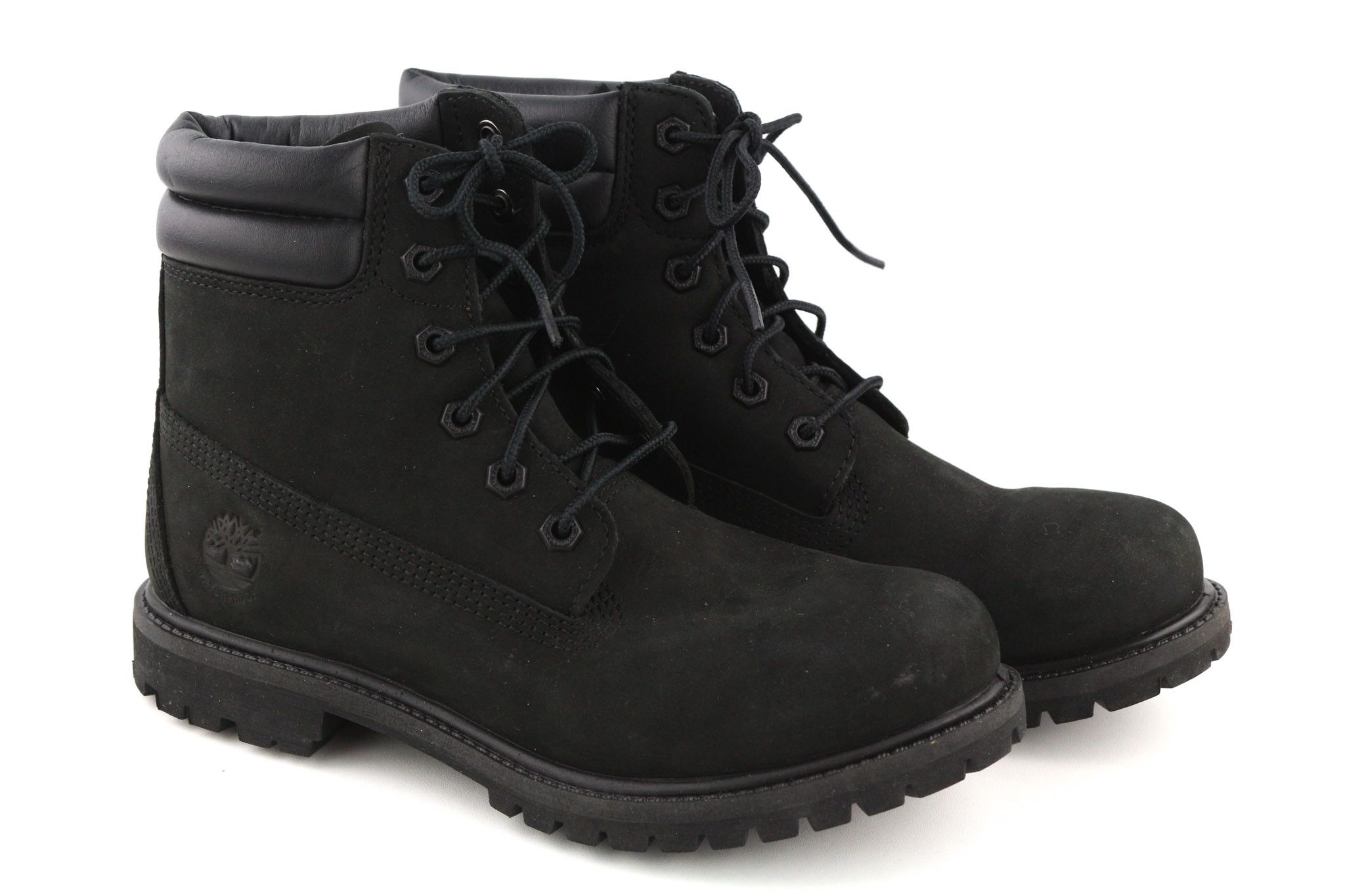 Timberland A15QY-A4959 EU38.5/39 Black Leather High Top Boots 81164 Size US 7.5 / IT 37.5 - 1 Thumbnail