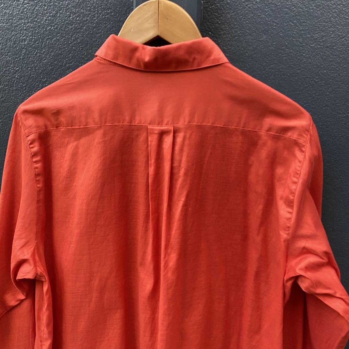 Dior Christian Dior Soft Orange Long Sleeve Shirt Size M / US 6-8 / IT 42-44 - 10 Thumbnail