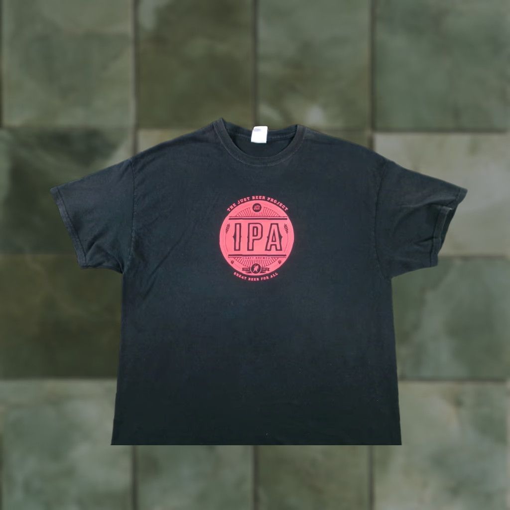 Gildan VINTAGE Gridiron Shirt Men XL Black Lewiston Maine Just Beer Project Gildan T-Shirt Size US XL / EU 56 / 4 - 1 Thumbnail