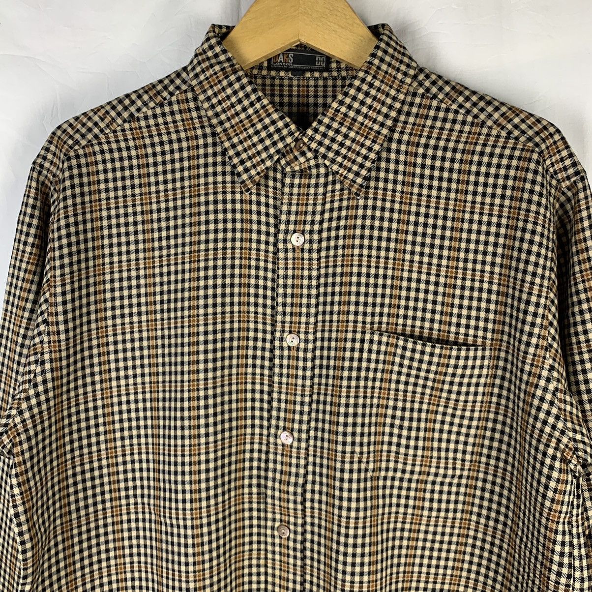 DAKS Vintage Daks London Plaid Shirt Size US L / EU 52-54 / 3 - 2 Thumbnail