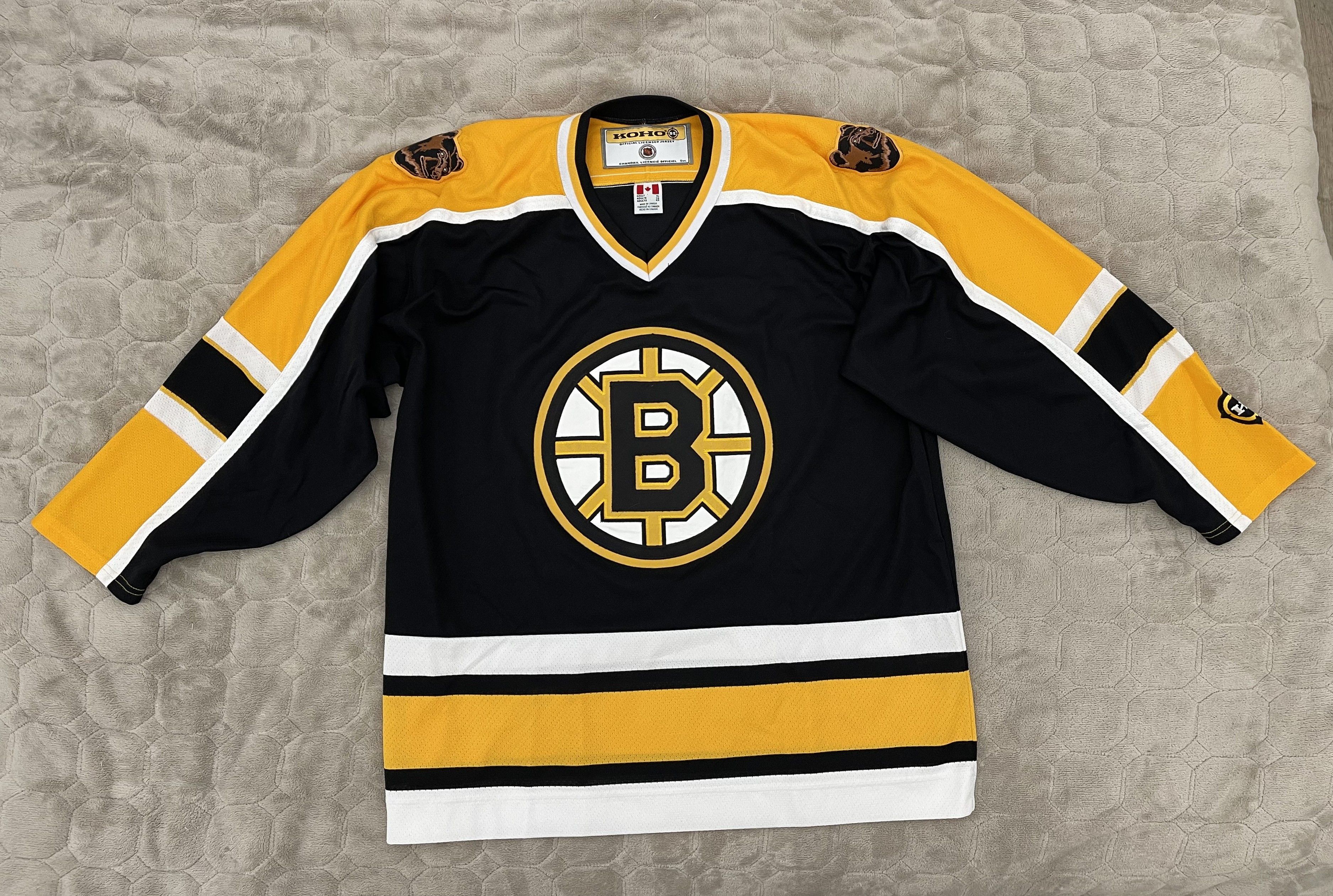 NHL × Vintage KOHO Boston Bruins Bill OFFICIAL LICENSED JERSEY Size US XXL / EU 58 / 5 - 1 Thumbnail