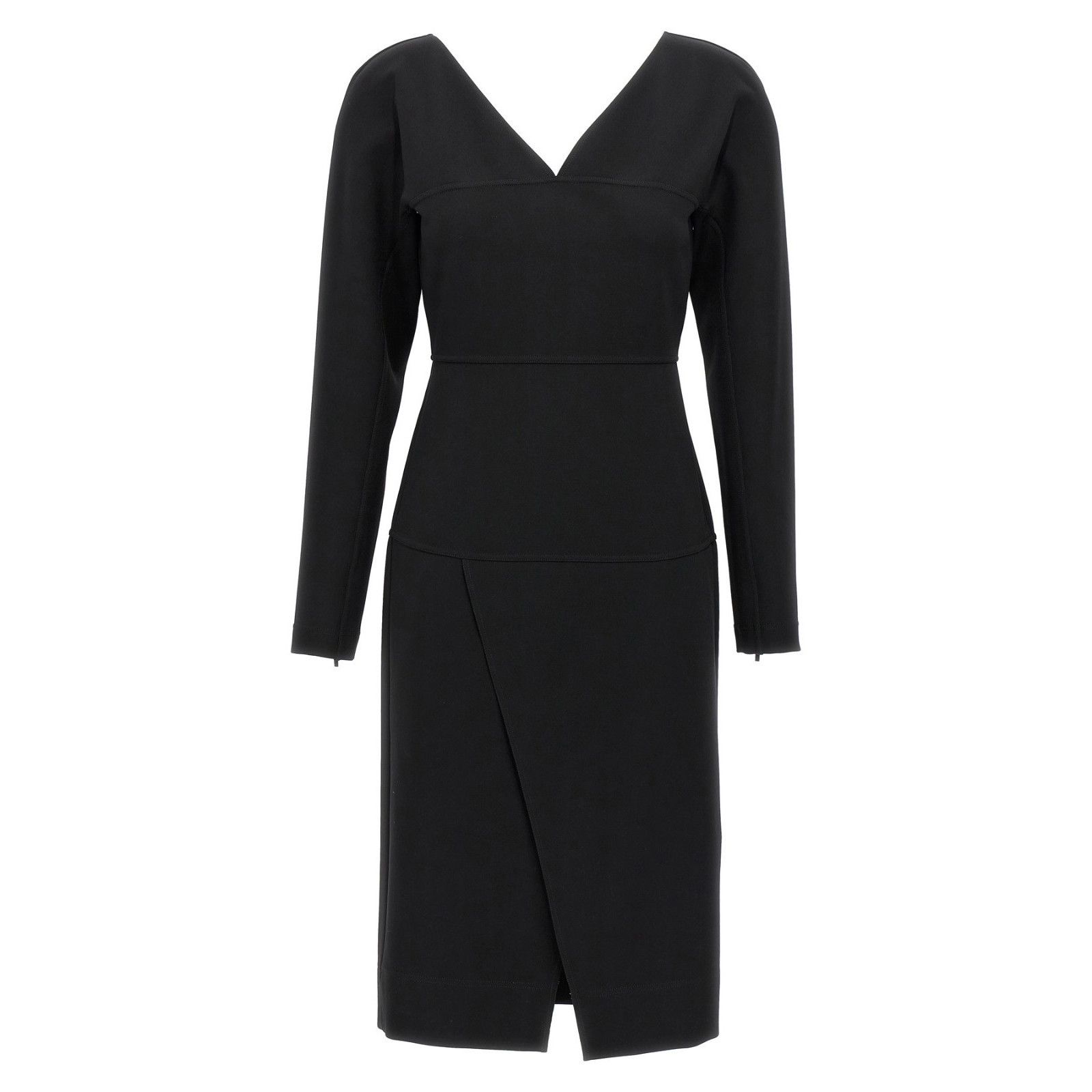 FENDI Black Jersey Dress New & Authentic (Women's size:40 IT