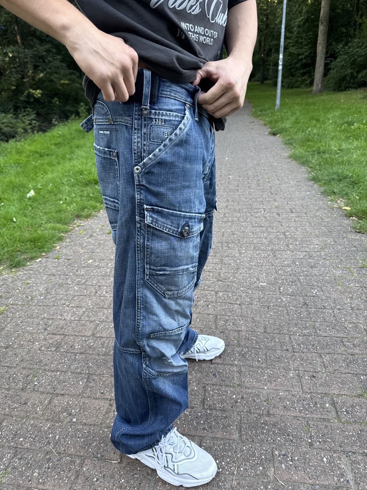G-Star G-Star Vintage Jeans Streetwear Avantgarde Opium Size US 34 / EU 50 - 3 Thumbnail