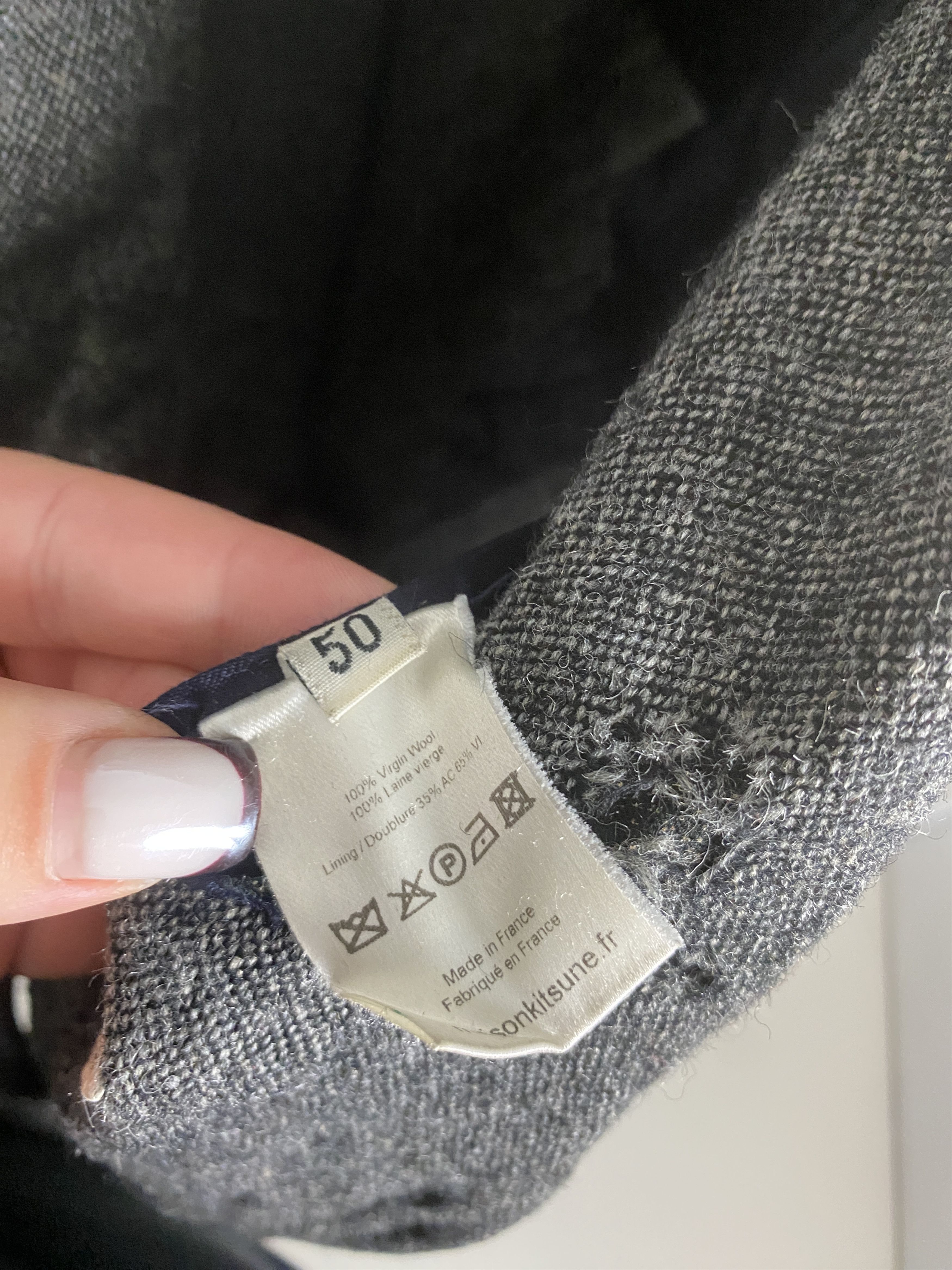 Maison Kitsune Maison Kitsune wool blazer jacket FW13 Size US M / EU 48-50 / 2 - 6 Thumbnail