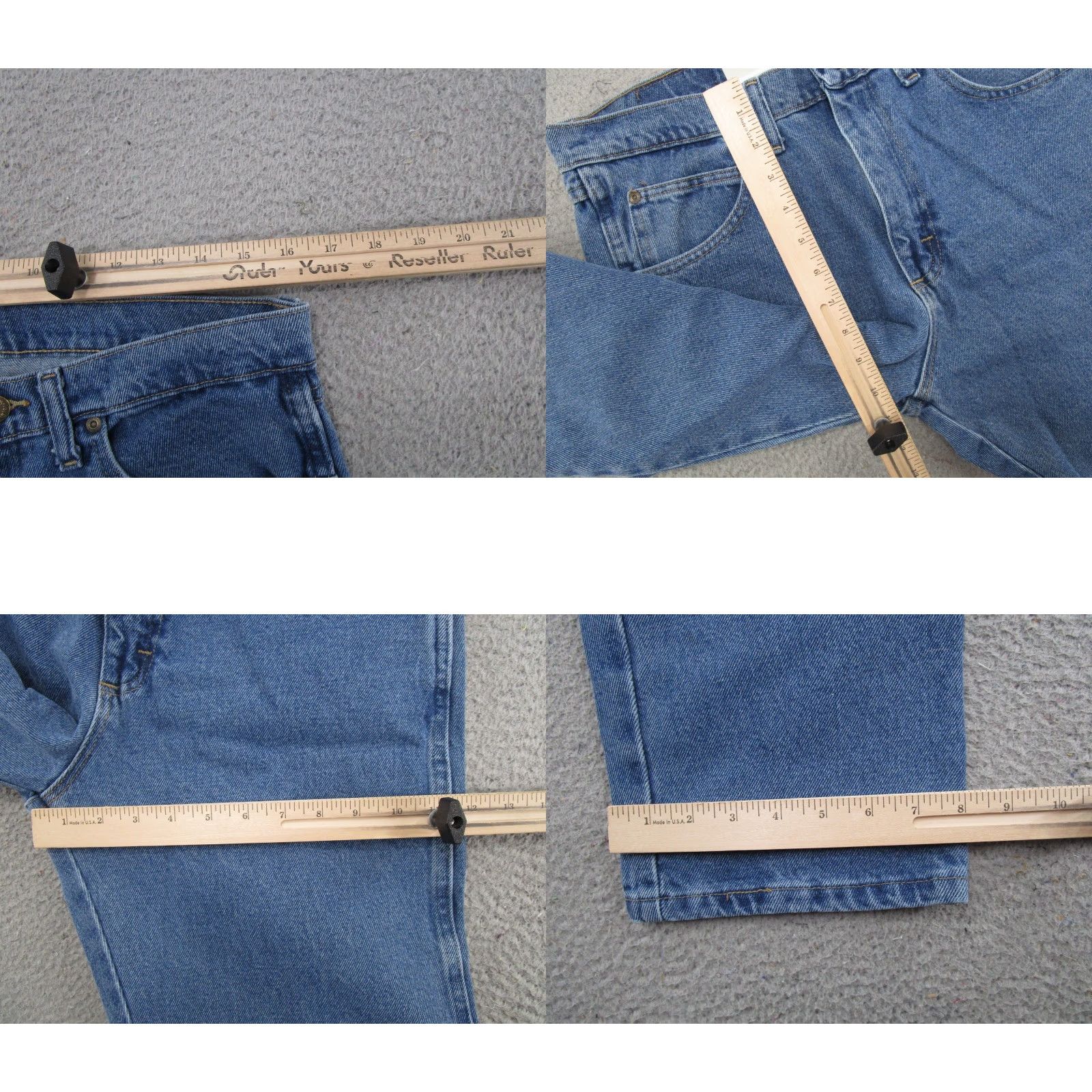 Wrangler VINTAGE Wrangler Blue Ridge Jeans Mens 32x36 Relaxed Fit Blue Denim Straight Leg NEW NWT Size US 32 / EU 48 - 8 Thumbnail