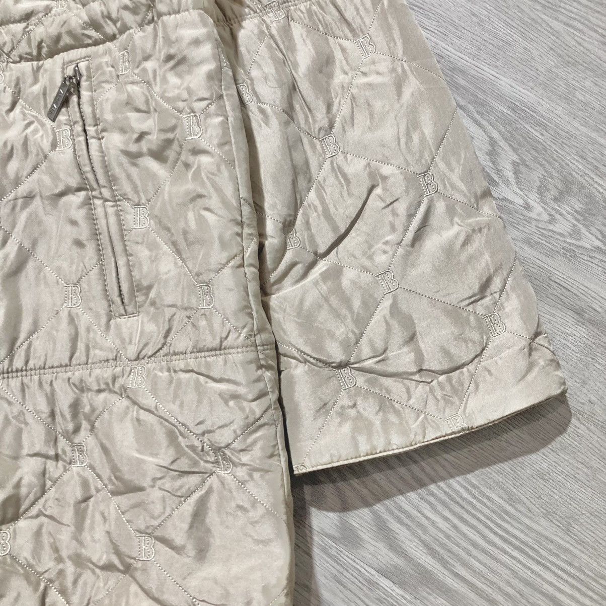 Balmain Balmain Paris Monogram Quilted Fur Long Jacket Beige Luxury Size US XL / EU 56 / 4 - 8 Thumbnail