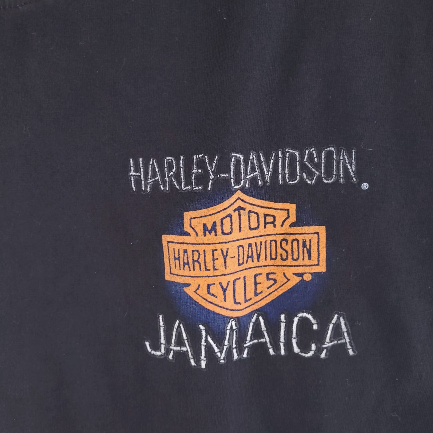Harley Davidson Harley-Davidson Shirt Mens XL Jamaica Graphic Short Sleeve Black Size US XL / EU 56 / 4 - 4 Thumbnail