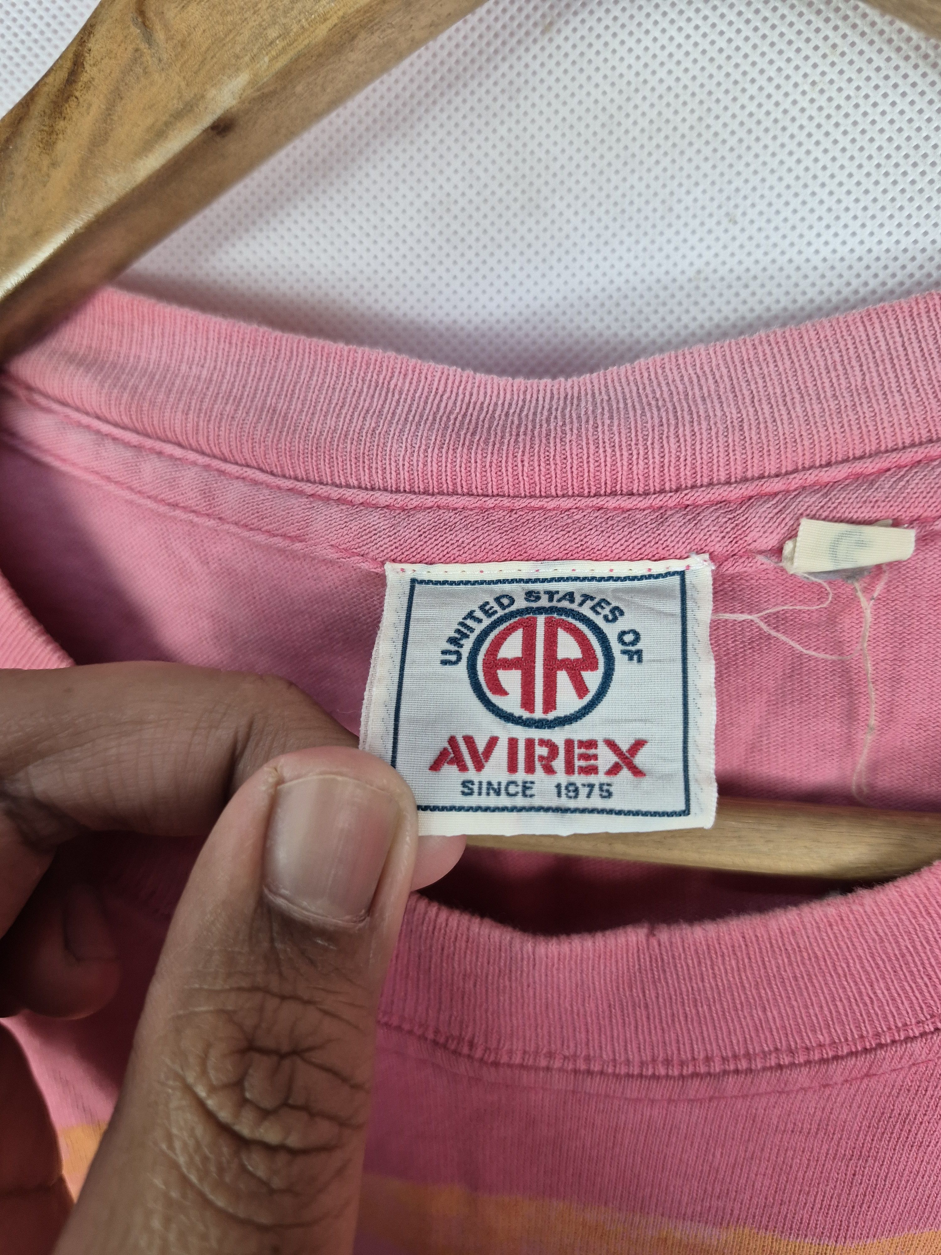 Avirex 🔥 Avirex One Way Ticket Big Print Art Tee Size US L / EU 52-54 / 3 - 9 Thumbnail