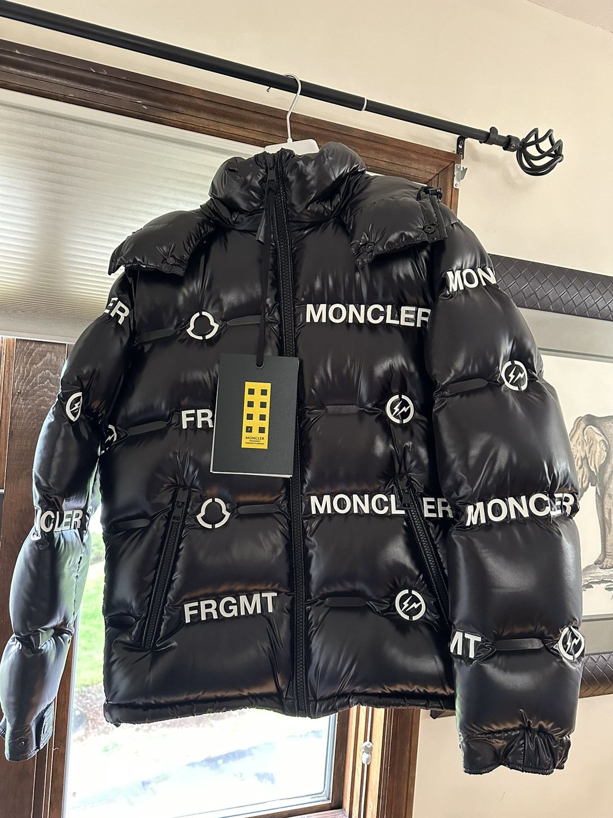 Image of Fragment Design x Moncler Genius Fragment Mayconne Size 1 in Black, Men's