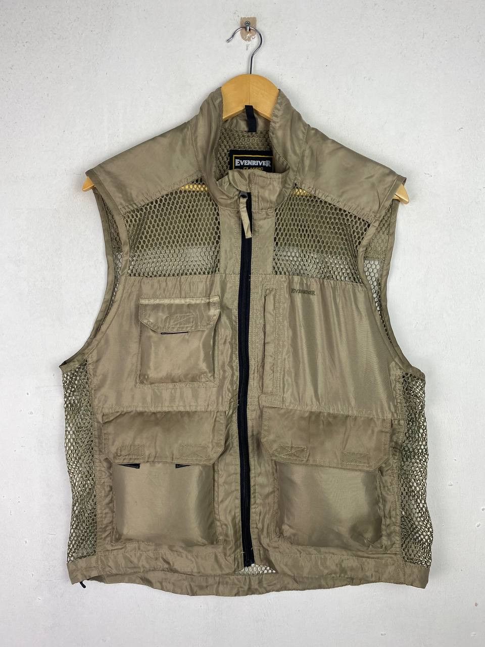 Japanese Brand vintage evenriver nylon net vest 3d pocket Size US L / EU 52-54 / 3 - 1 Thumbnail