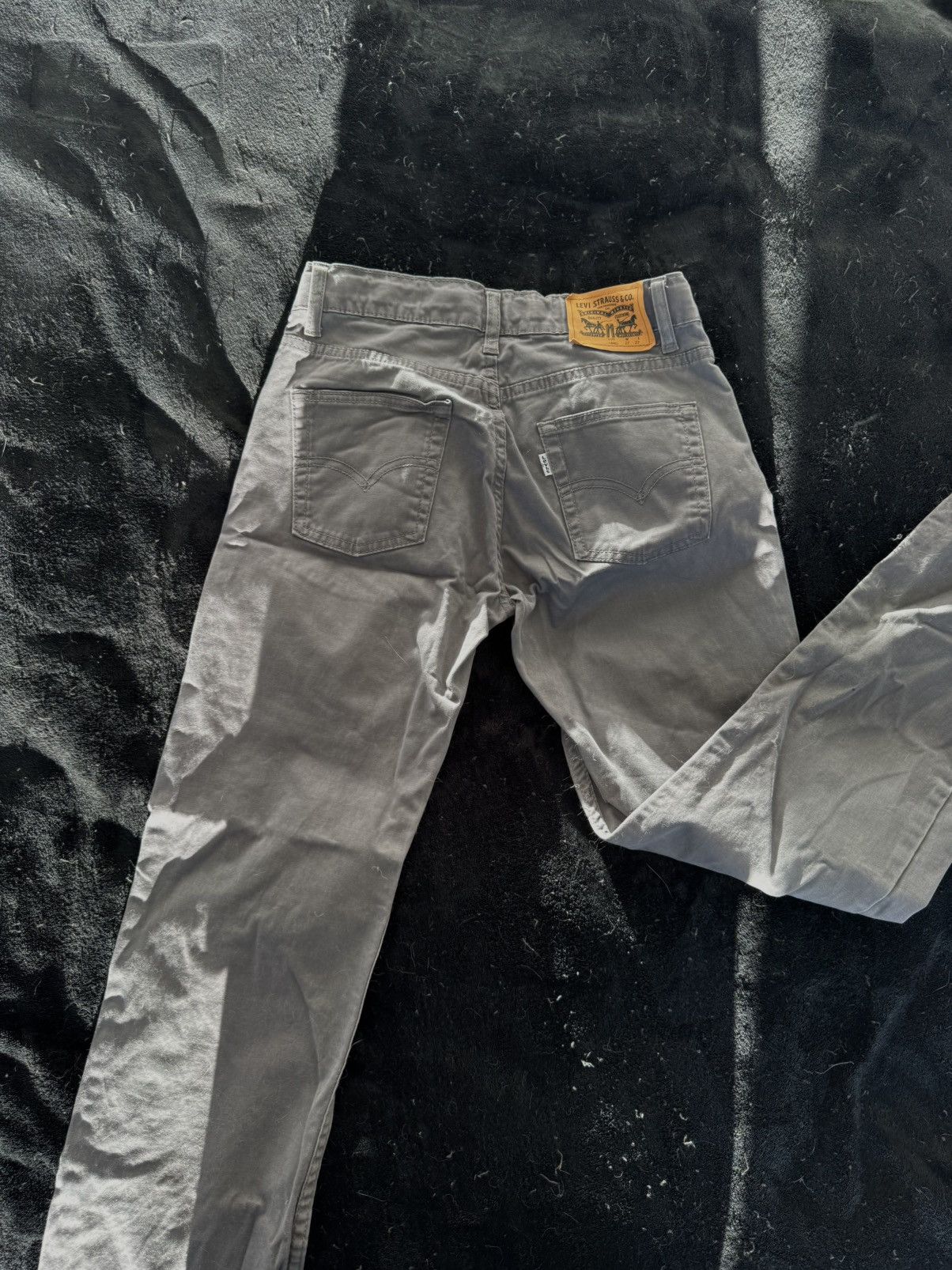 Levi's Vintage Levi's 514 Straight leg original grey cotton jeans Size 27" / US 4 / IT 40 - 2 Thumbnail