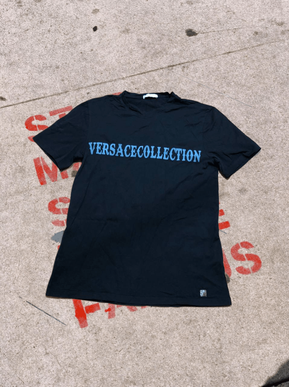 Versace Versace Collection T-Shirt Men Black Logo Size US XS / EU 42 / 0 - 1 Thumbnail