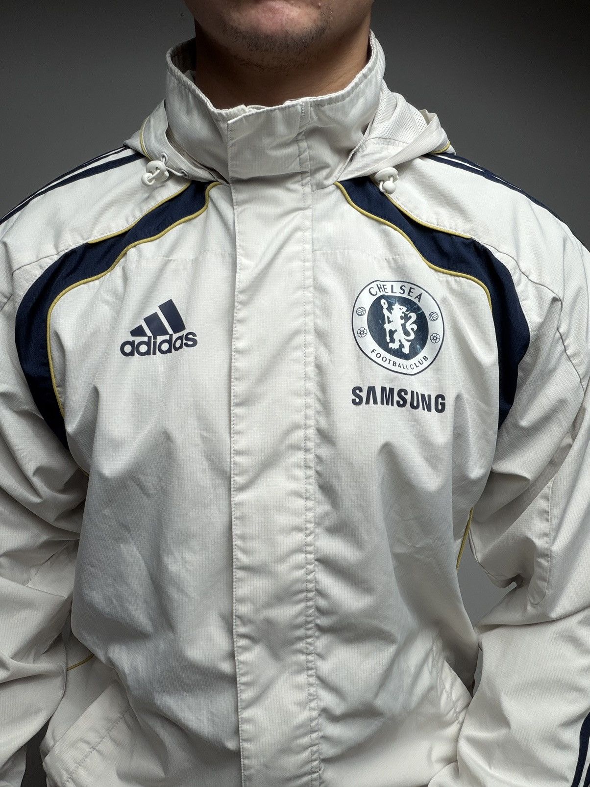 Adidas Vintage 2010-11 Chelsea FC Adidas Training Jacket Samsung Size US M / EU 48-50 / 2 - 5 Thumbnail
