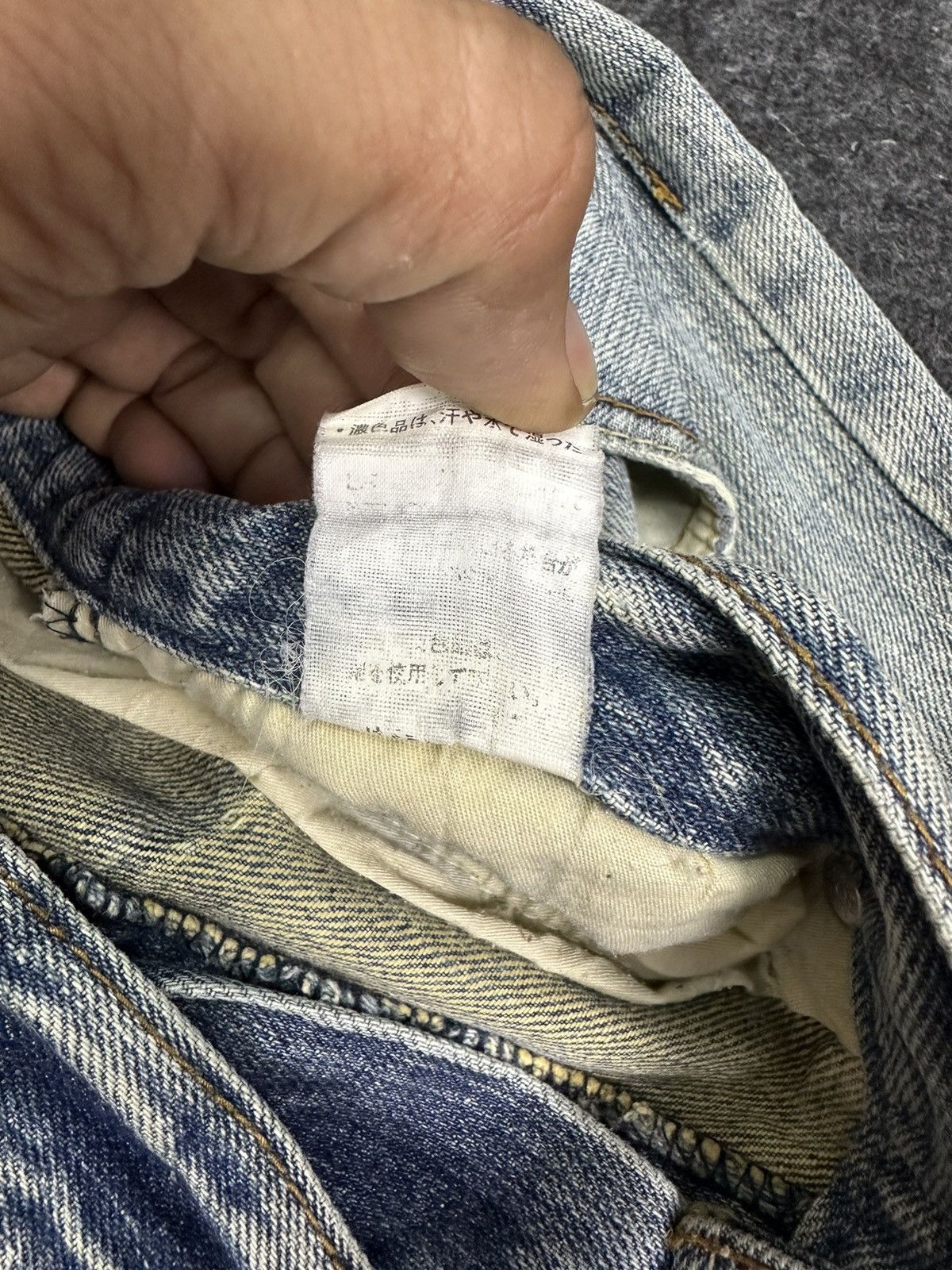 If Six Was Nine Root Three Flare Distressed Vintage Denim 32x33 D730 Size US 32 / EU 48 - 15 Thumbnail