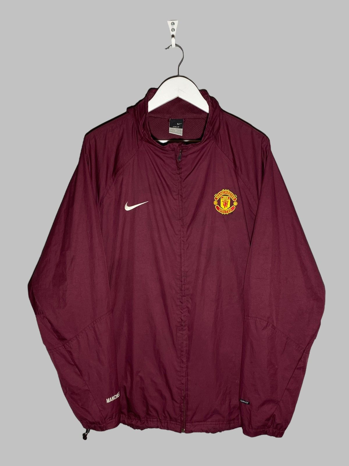 Nike 🔥 Y2K NIKE MANCHESTER UNITED JACKET DRILL VINTAGE FOOTBALL Size US XL / EU 56 / 4 - 2 Thumbnail